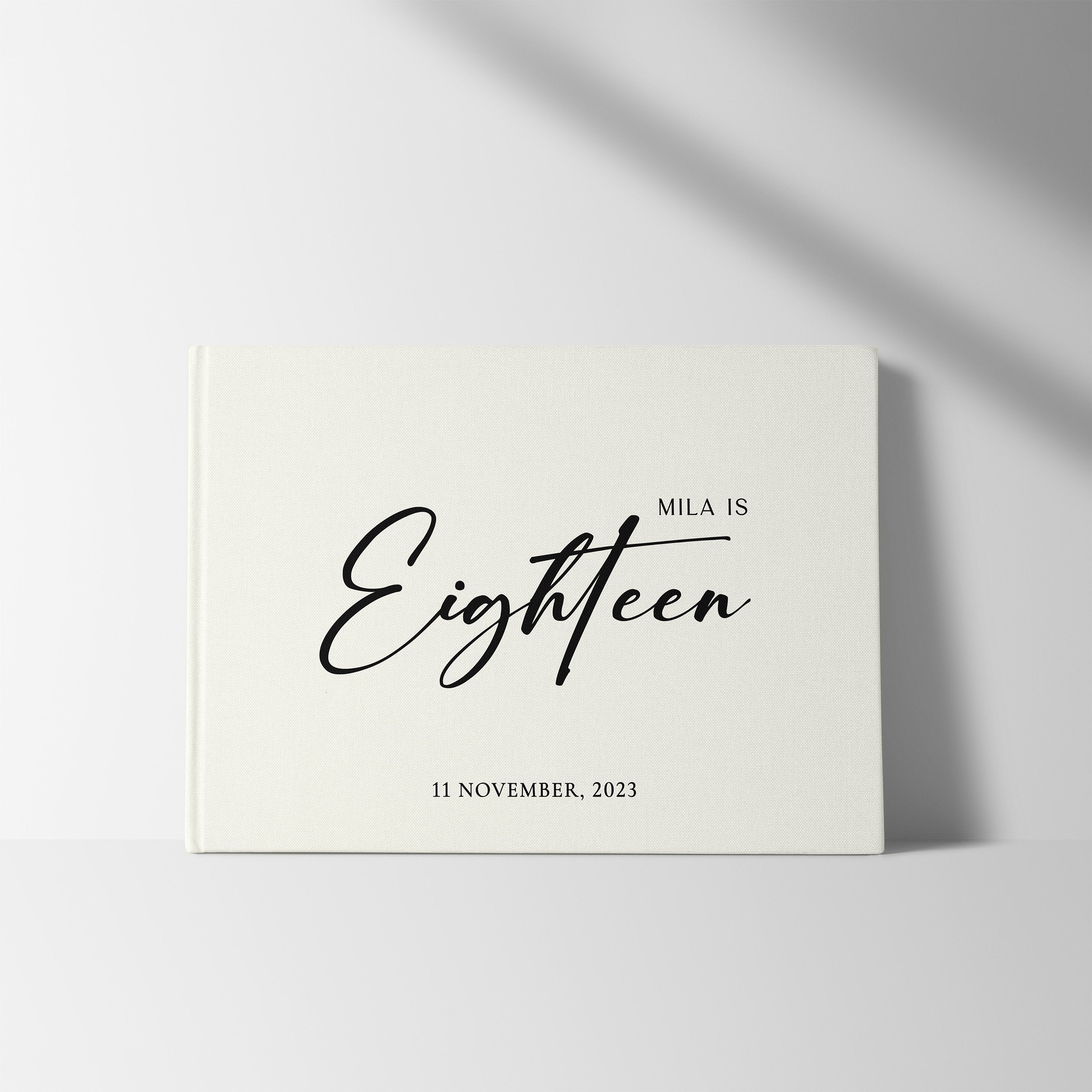Classic Script | Birthday Guest Book