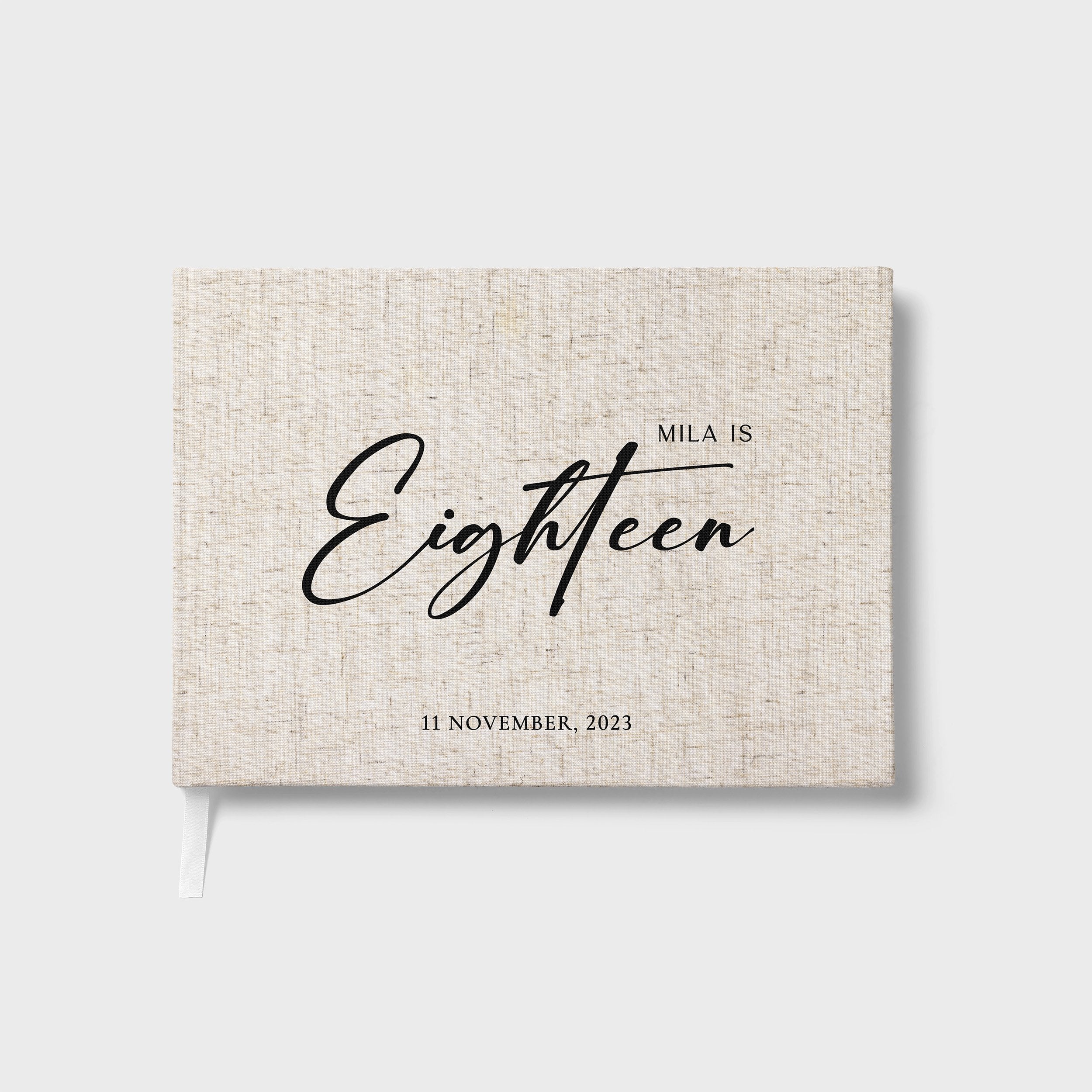 Classic Script | Birthday Guest Book