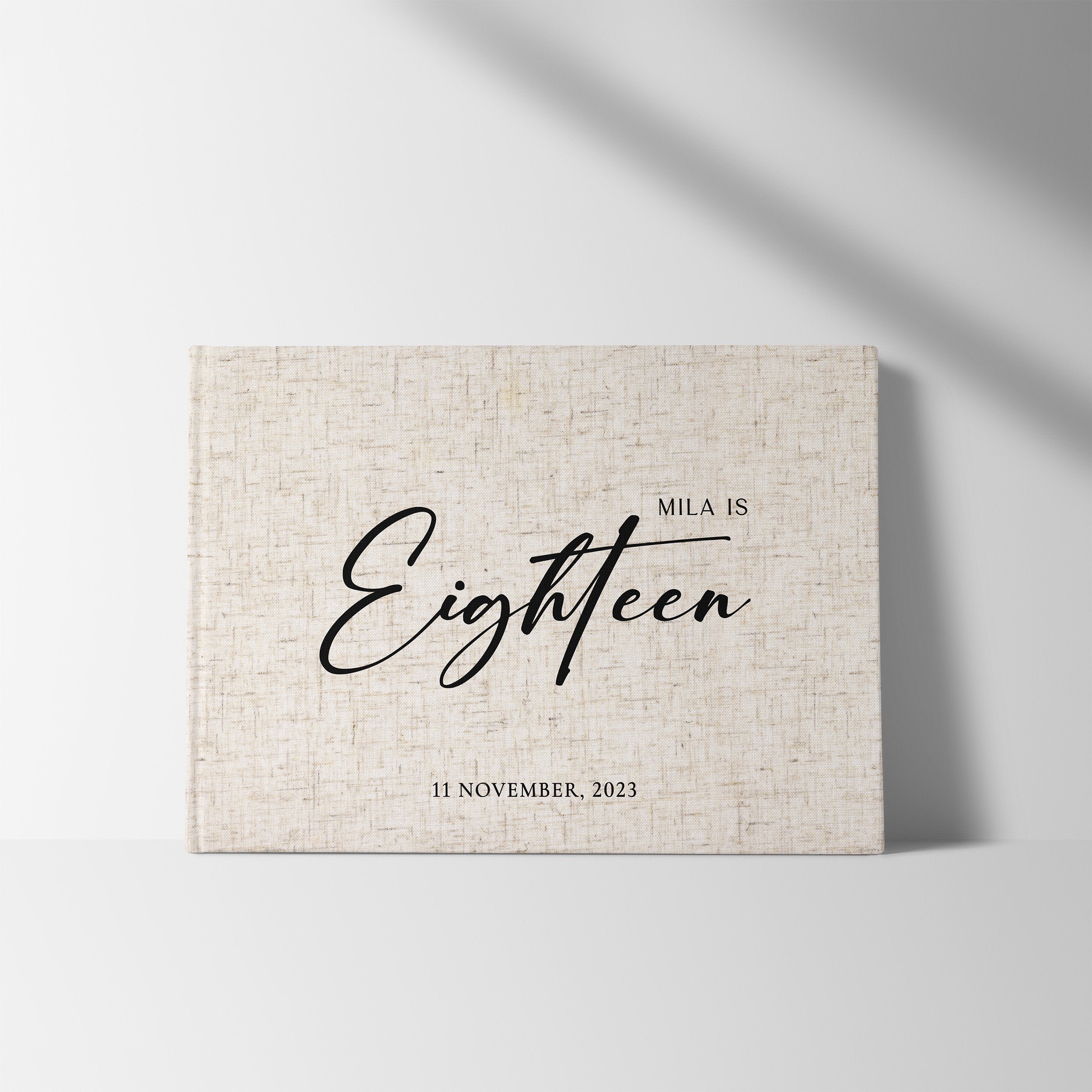 Classic Script | Birthday Guest Book