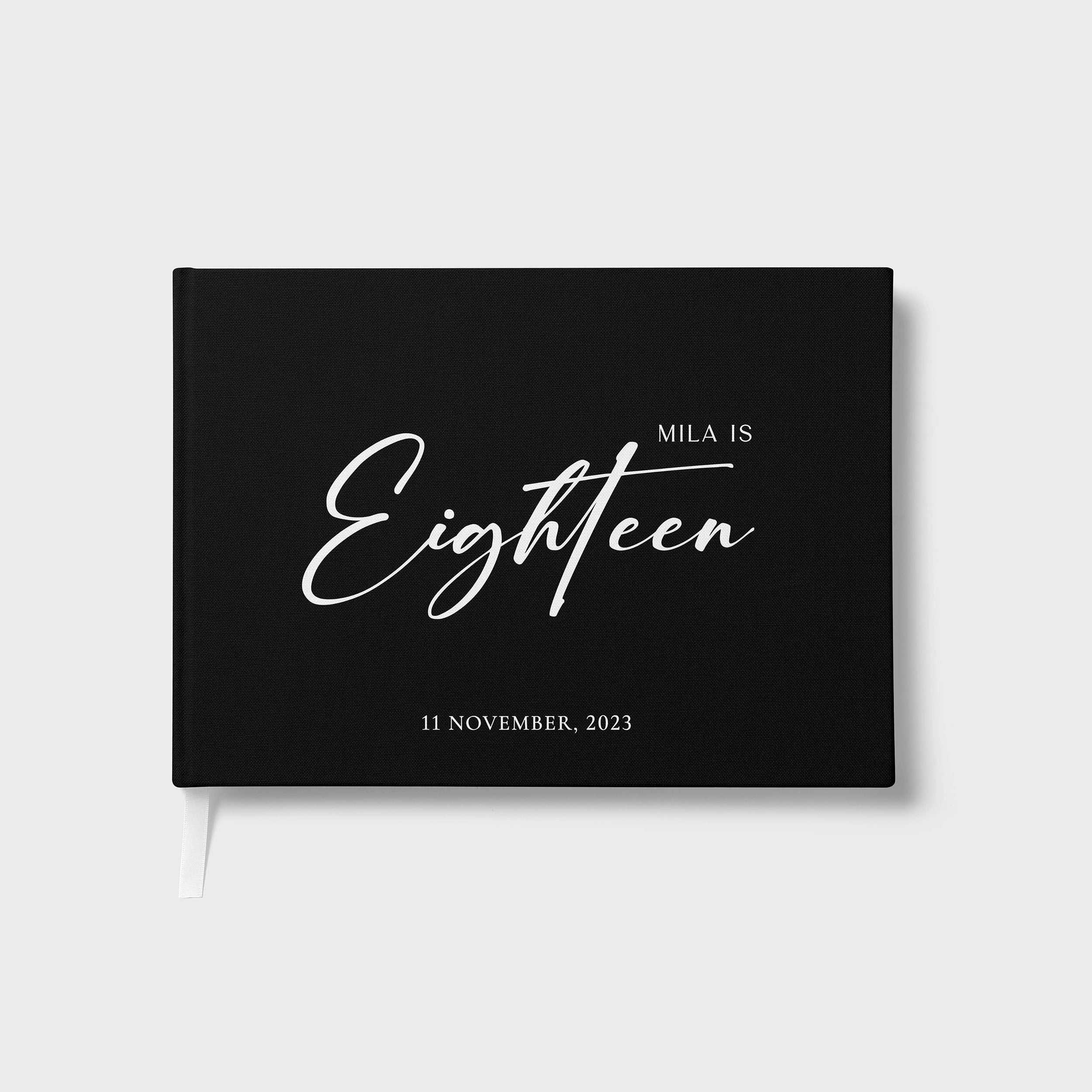 Classic Script | Birthday Guest Book