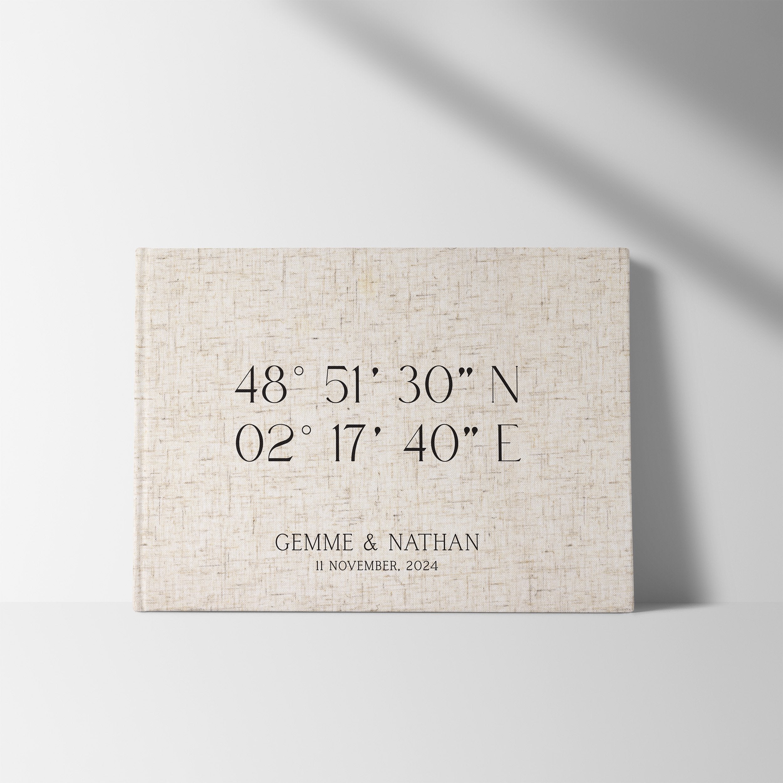 Coordinates | Wedding Guest Book