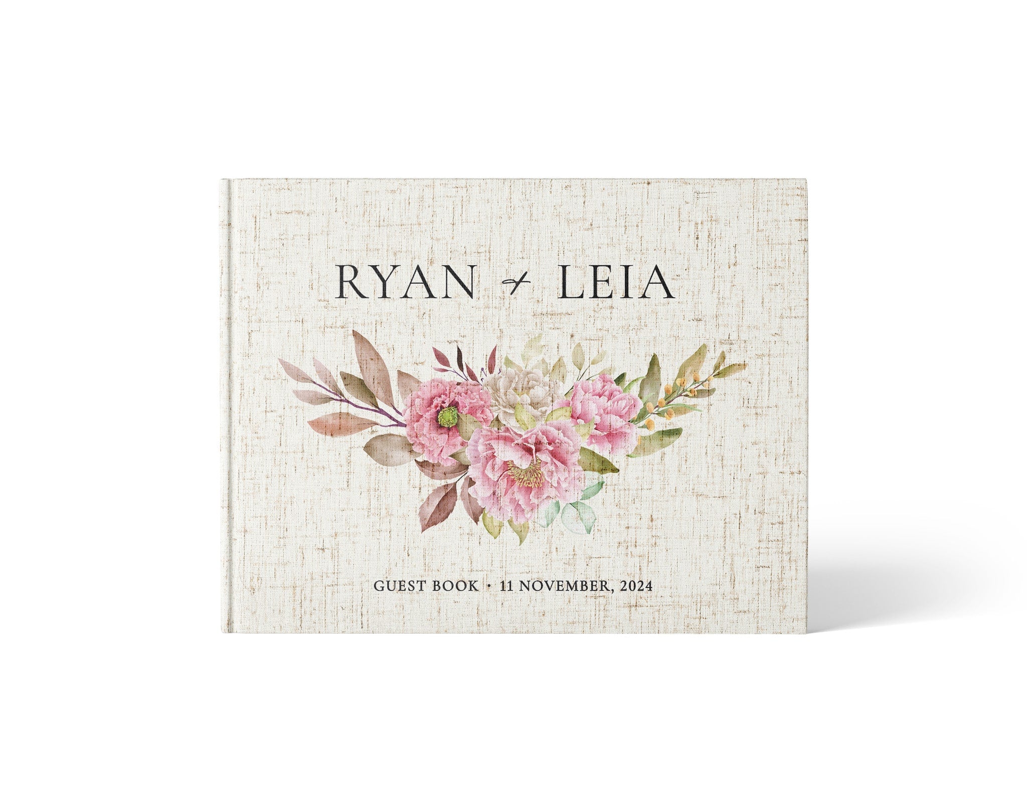 Blush Florals | Wedding Guest Book