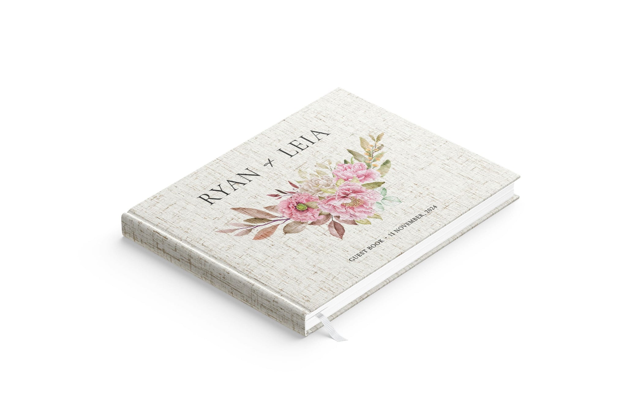 Blush Florals | Wedding Guest Book