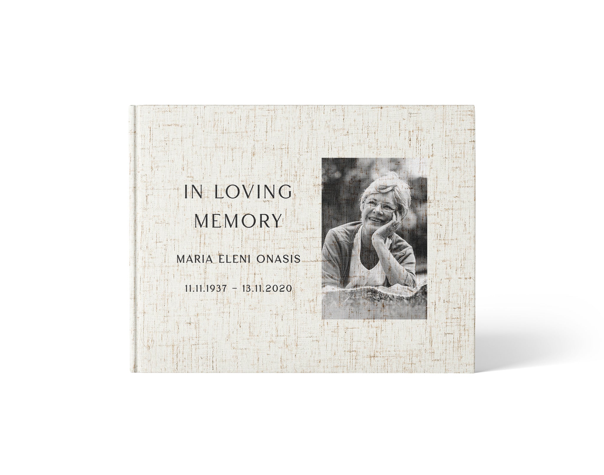 Loving Portrait | Funeral Guest Book