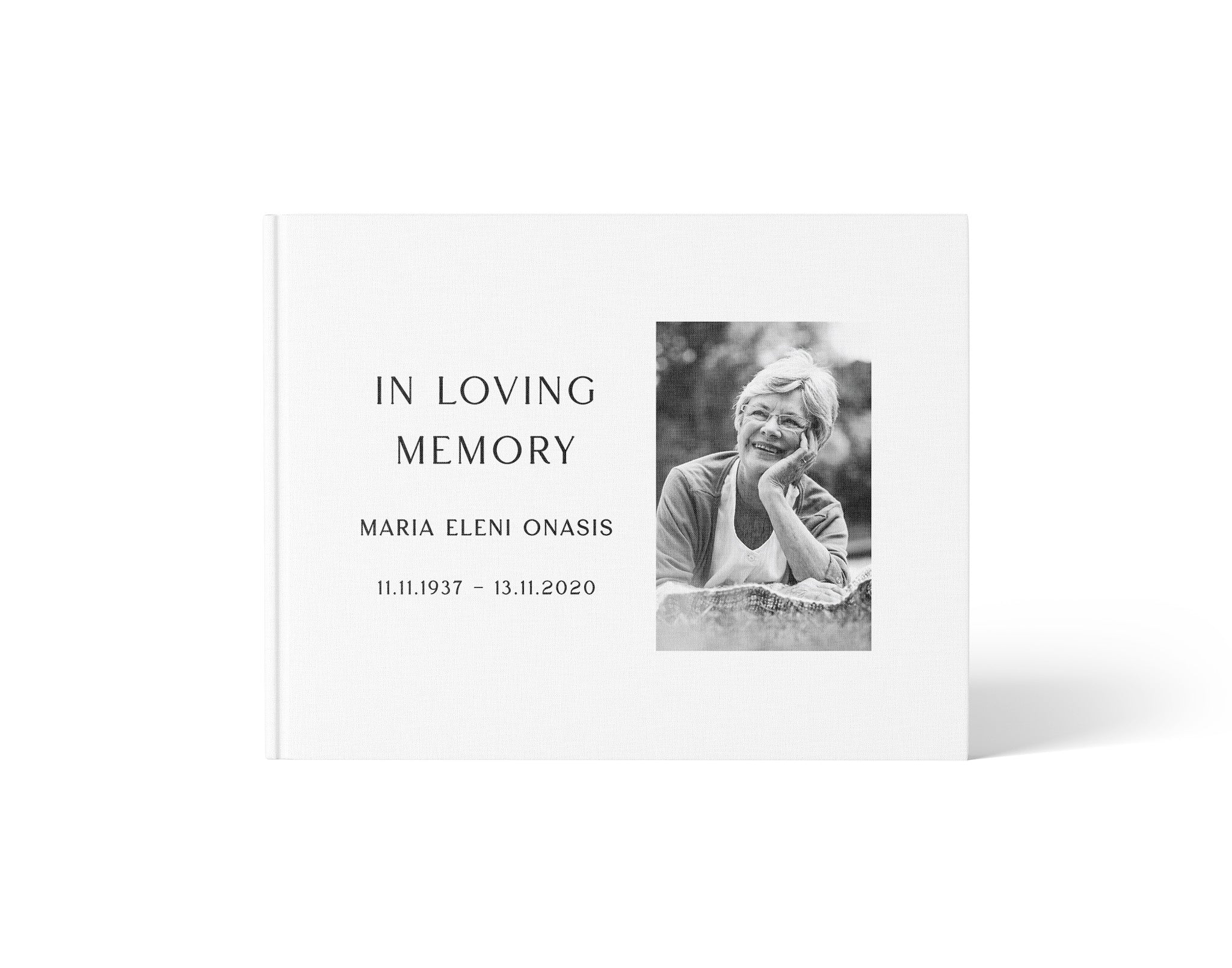 Loving Portrait | Funeral Guest Book