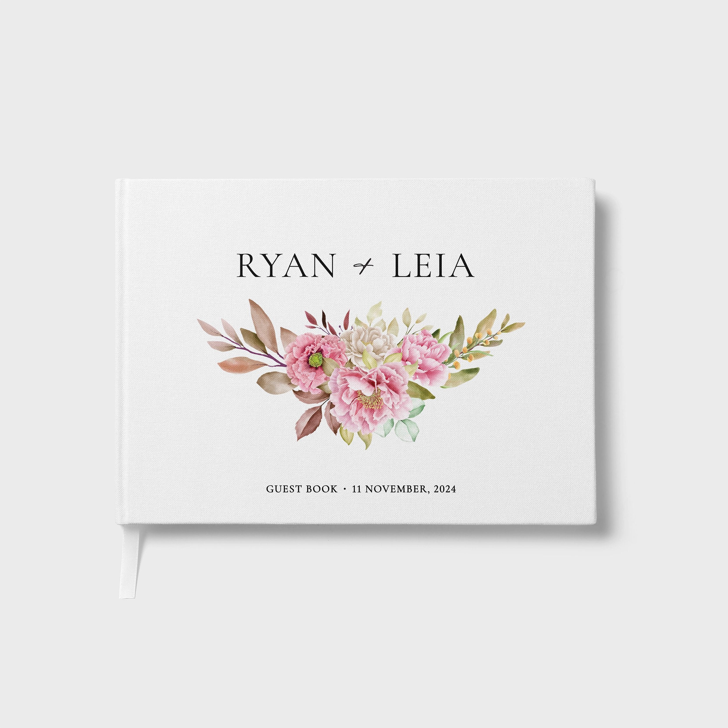 Blush Florals | Wedding Guest Book