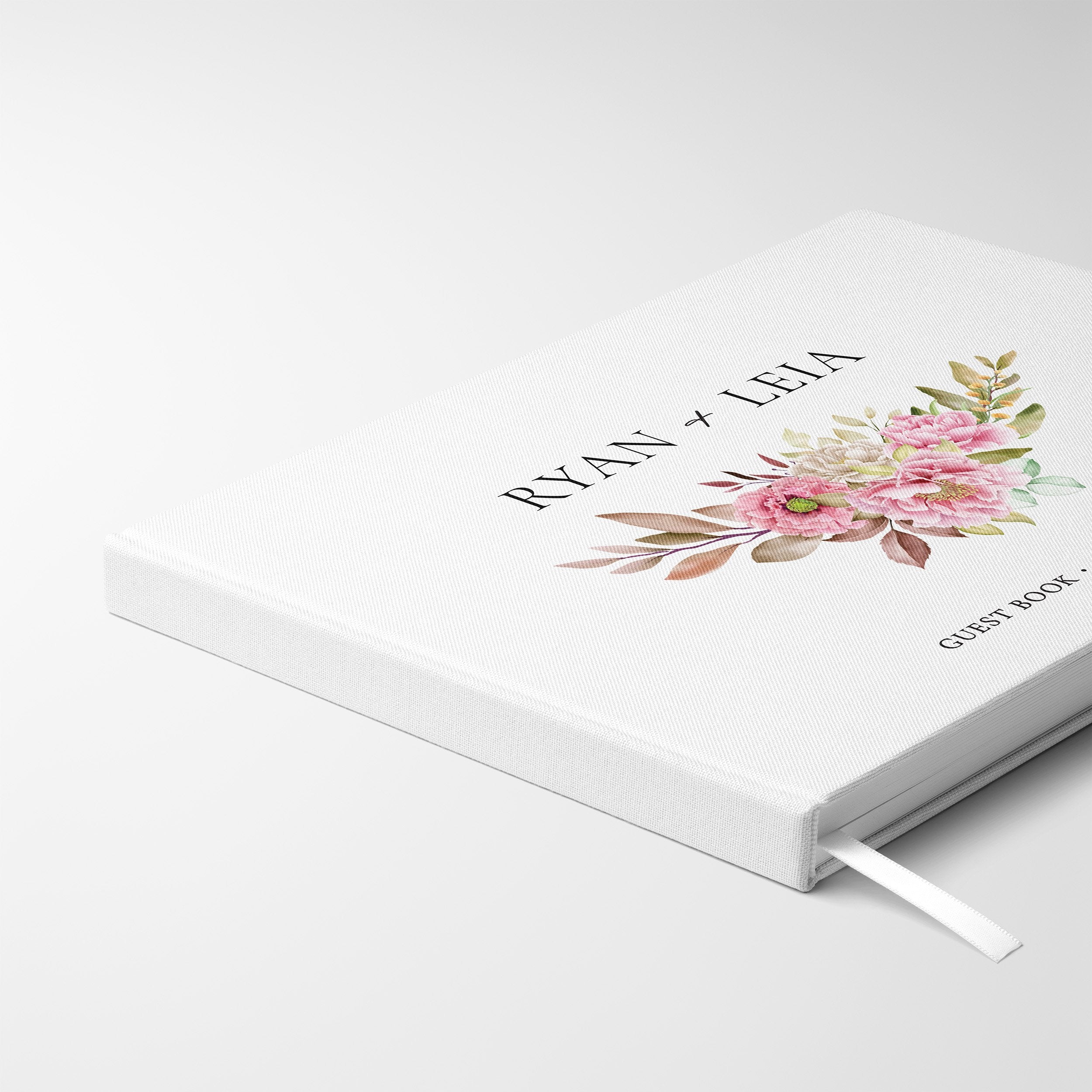 Blush Florals | Wedding Guest Book