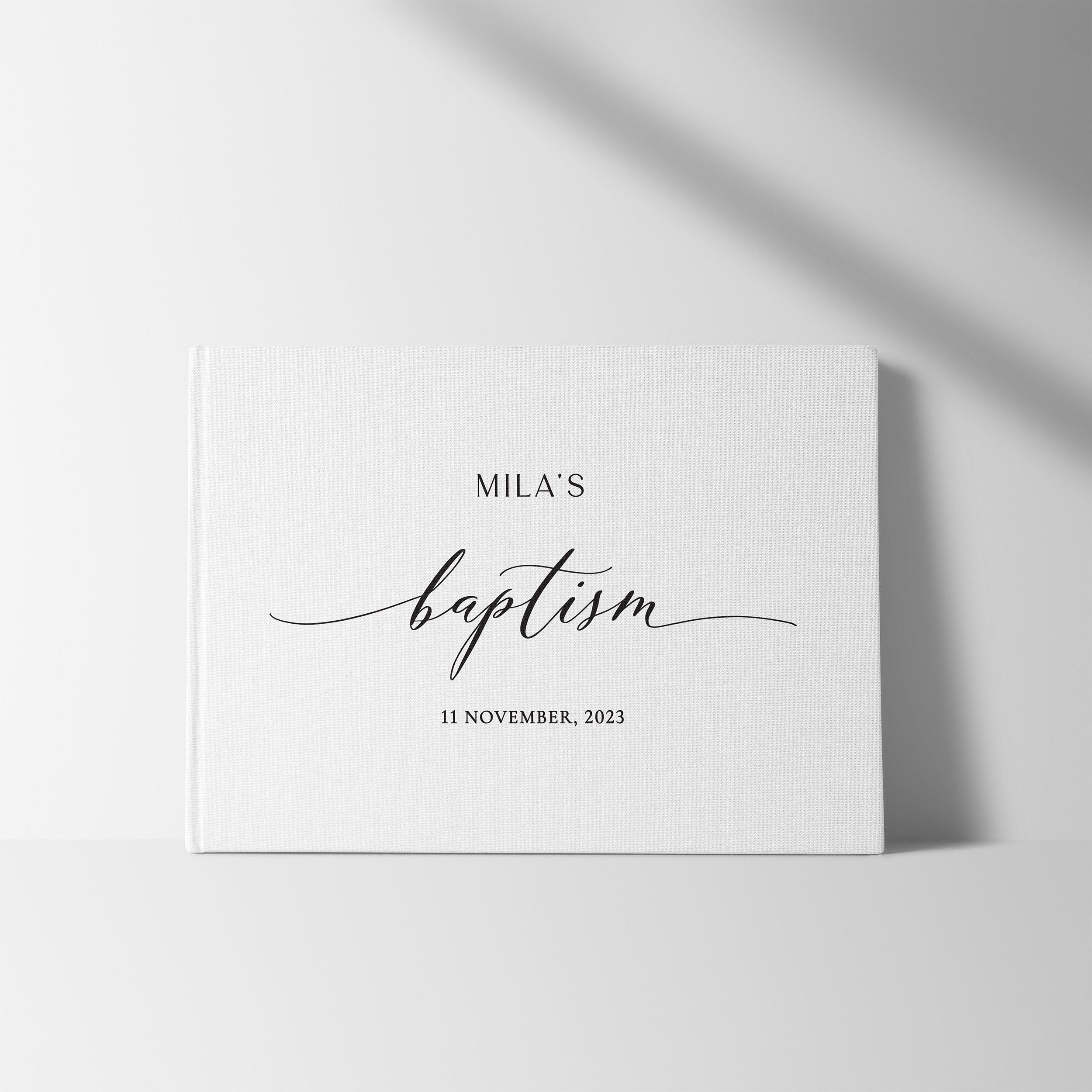 Signature Script | Baptism Guest Book