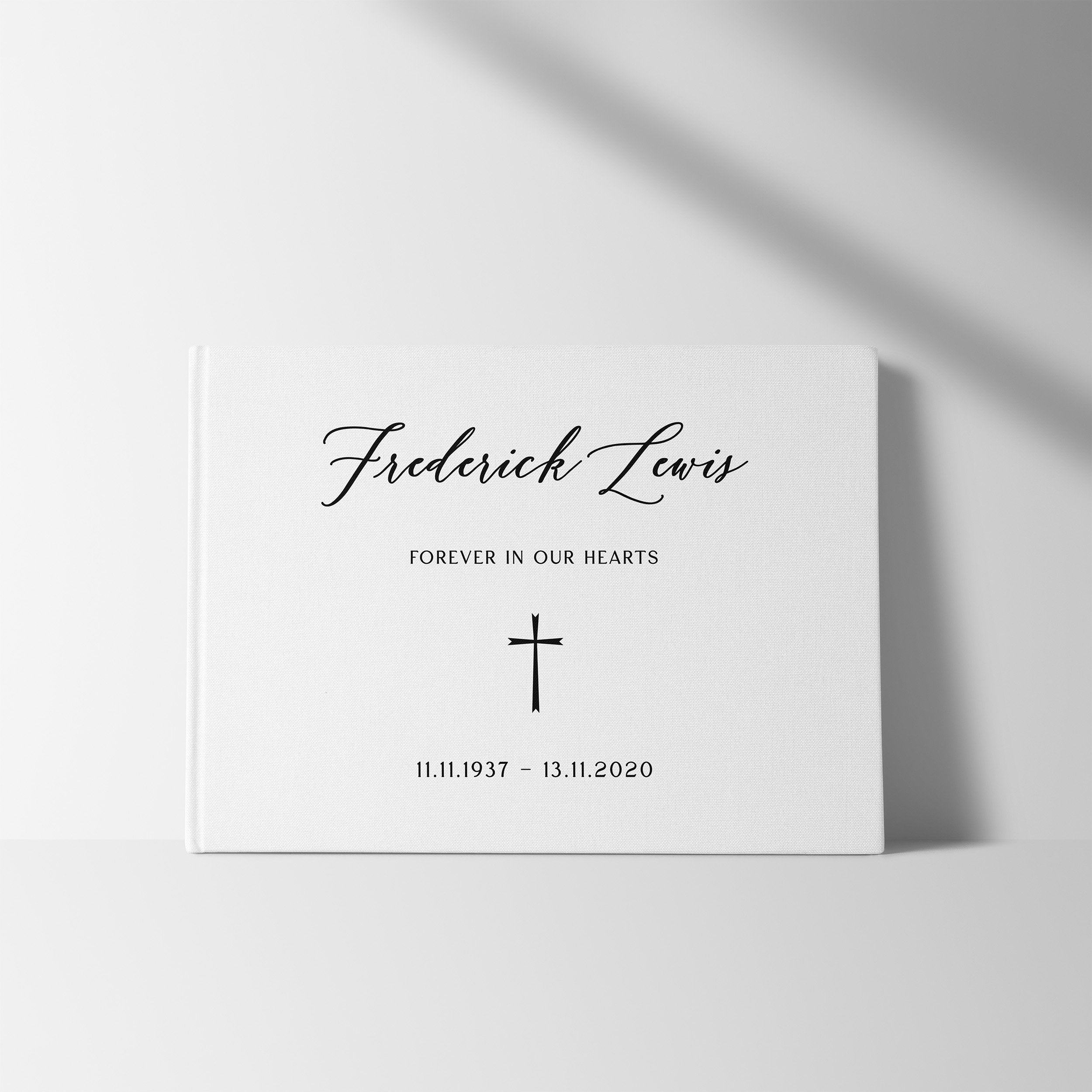Timeless Tribute | Funeral Guest Book
