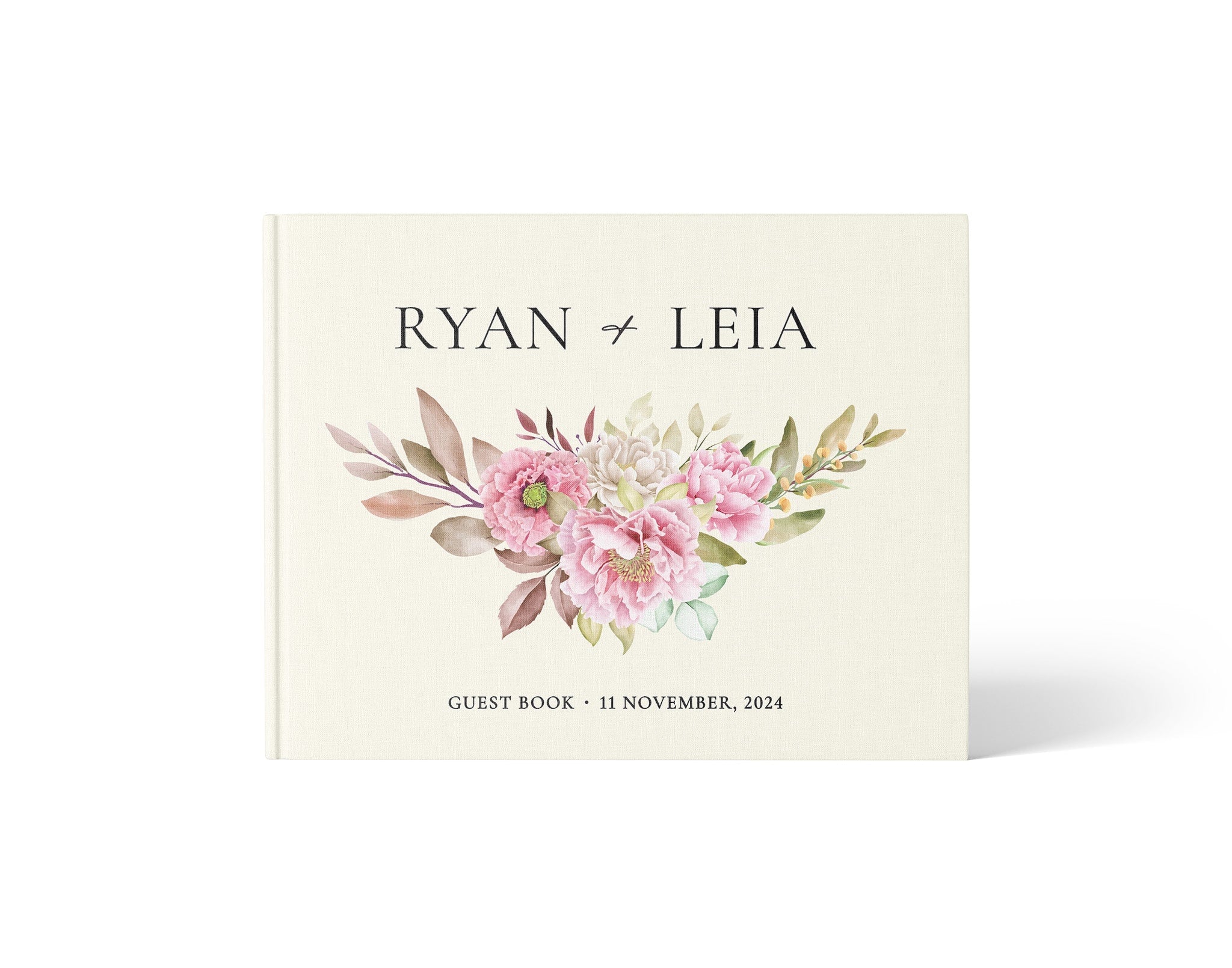 Blush Florals | Wedding Guest Book