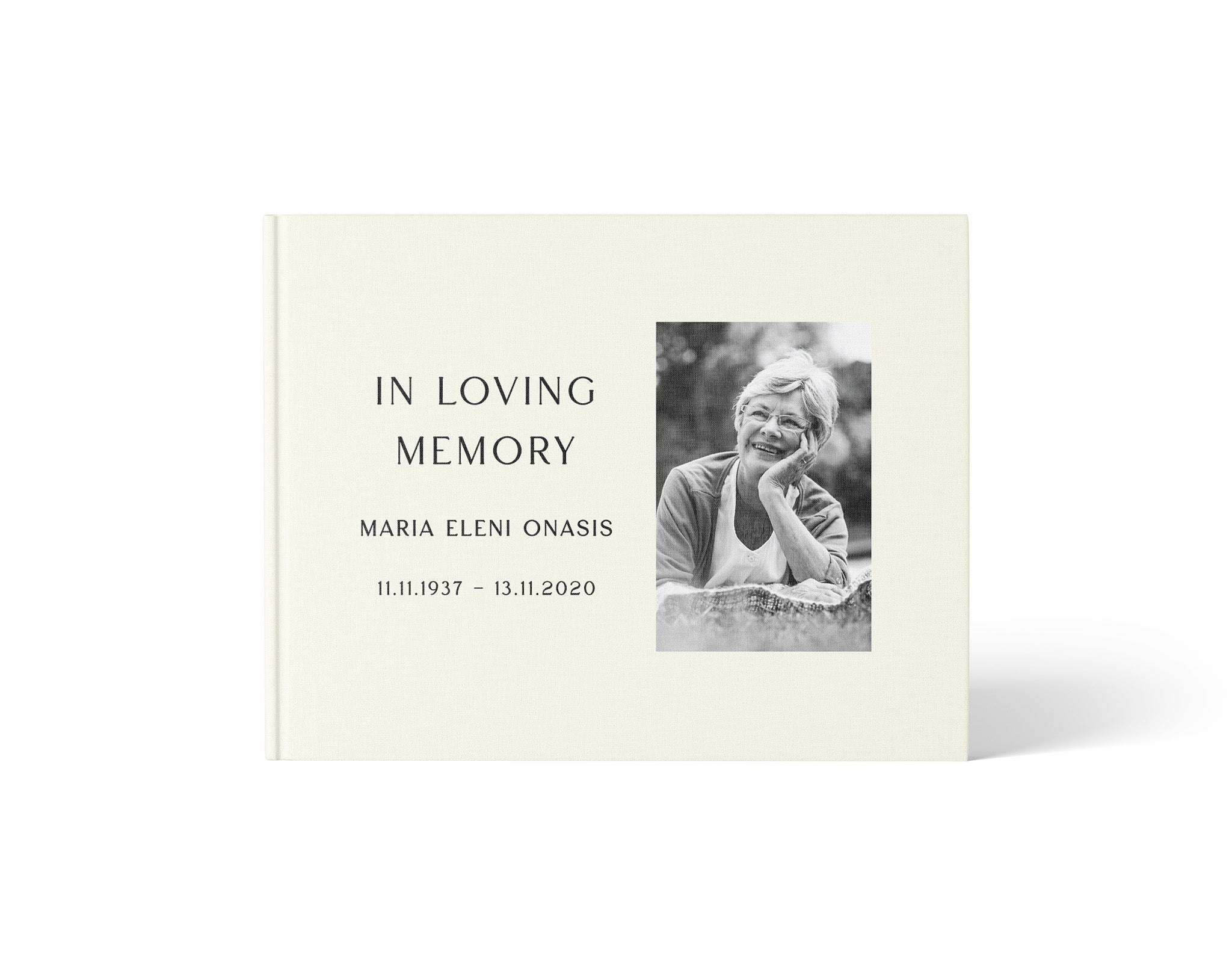 Loving Portrait | Funeral Guest Book