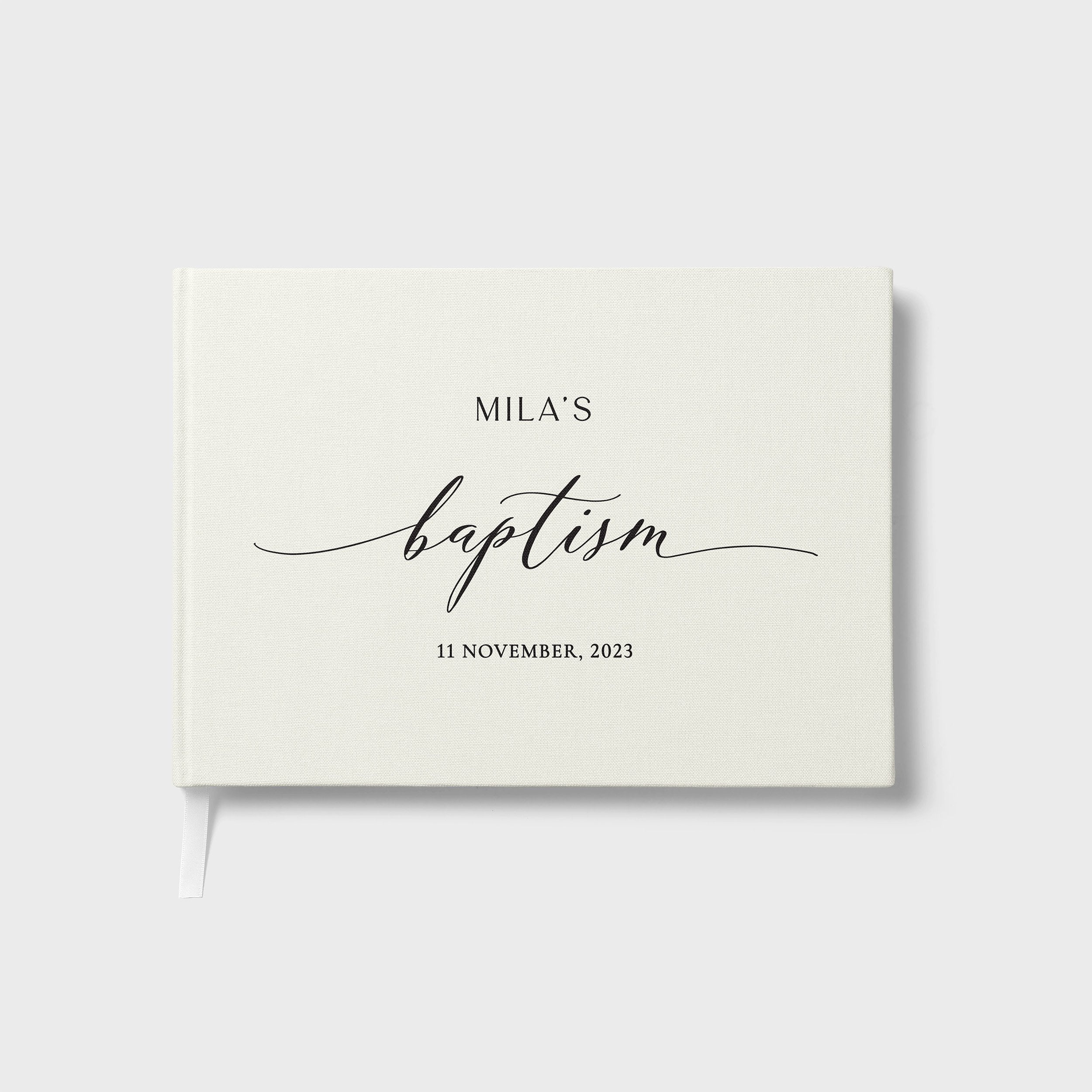 Signature Script | Baptism Guest Book