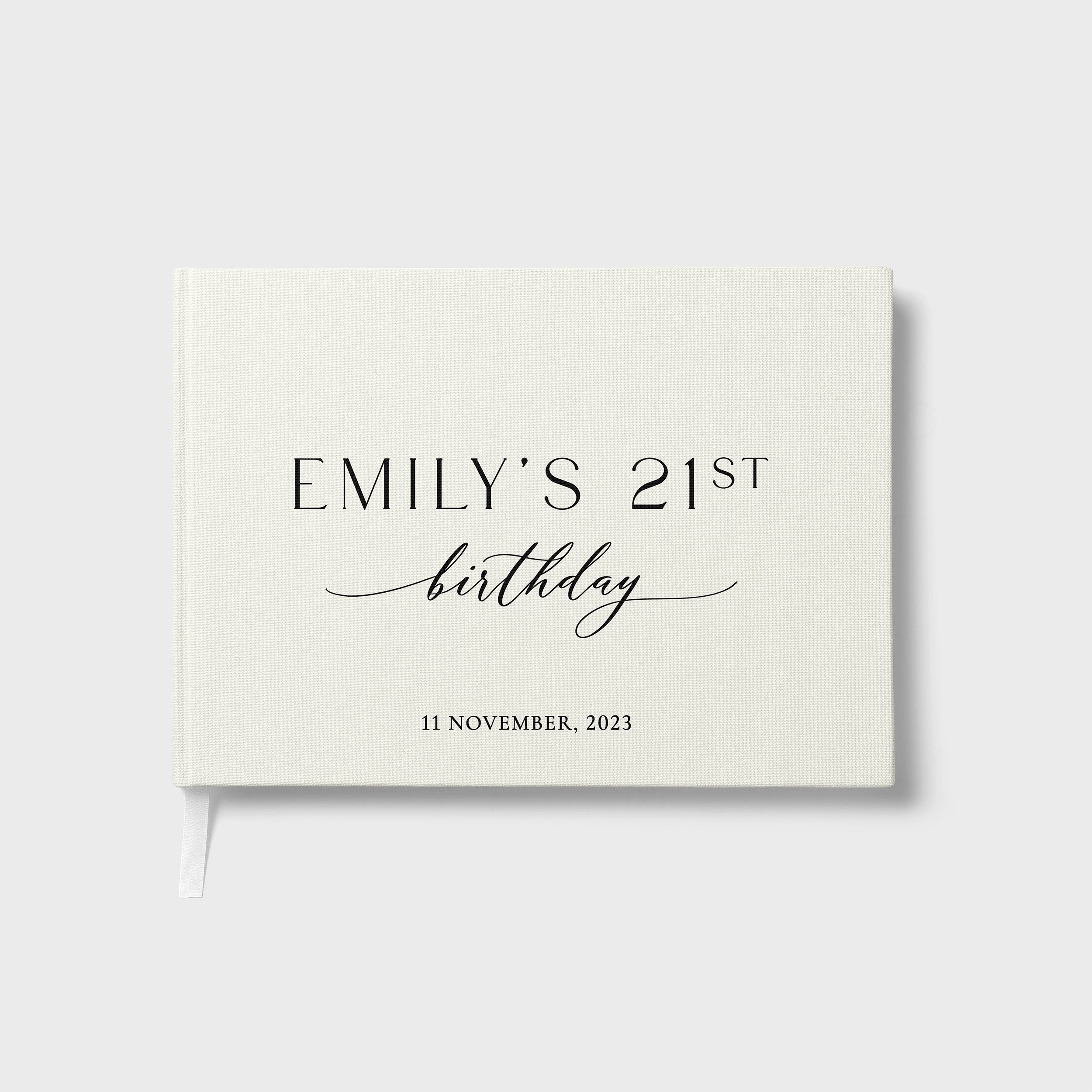 Delicate Charm | Birthday Guest Book