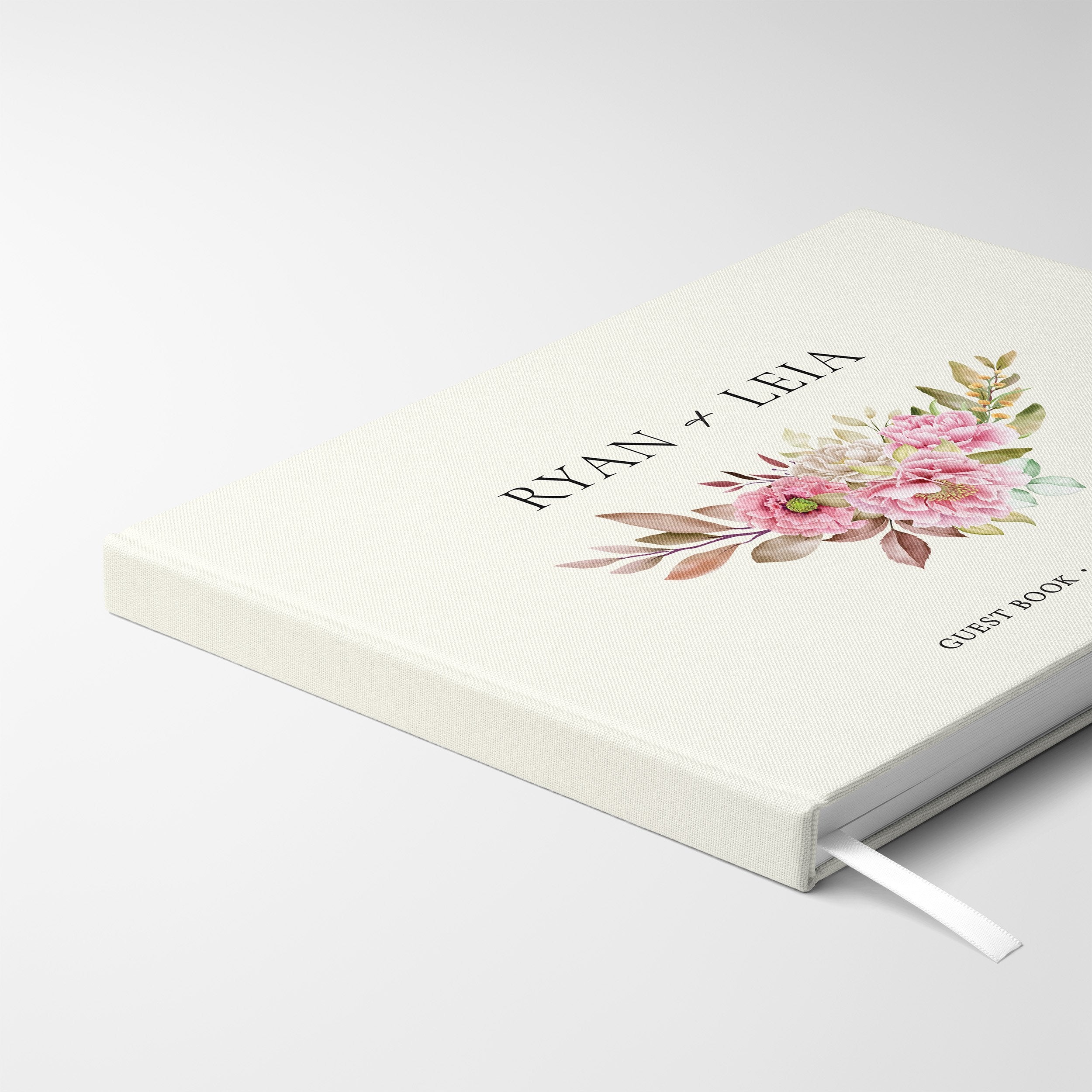 Blush Florals | Wedding Guest Book