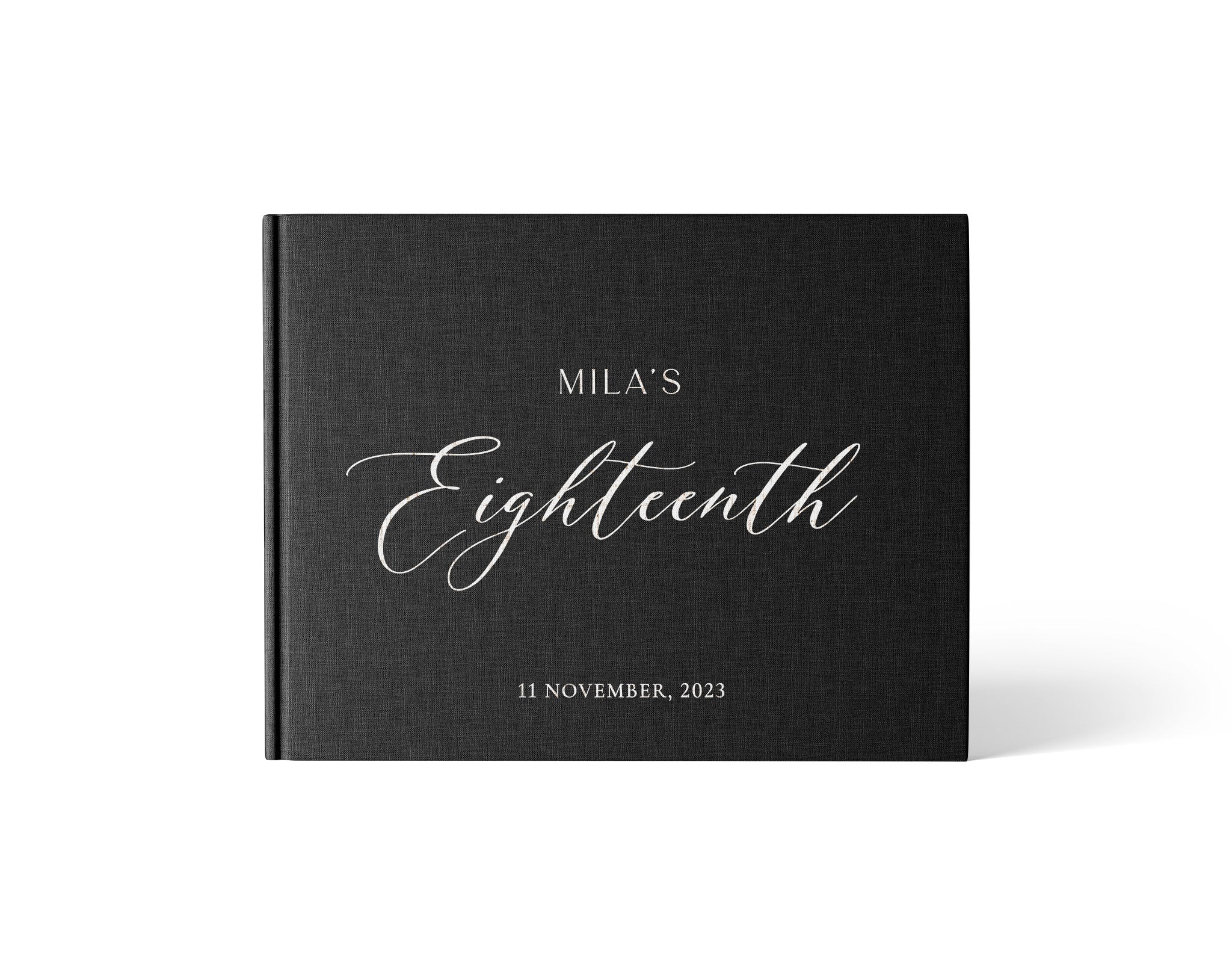 Refined Script | Birthday Guest Book - Evergreen Three – Evergreen Lane