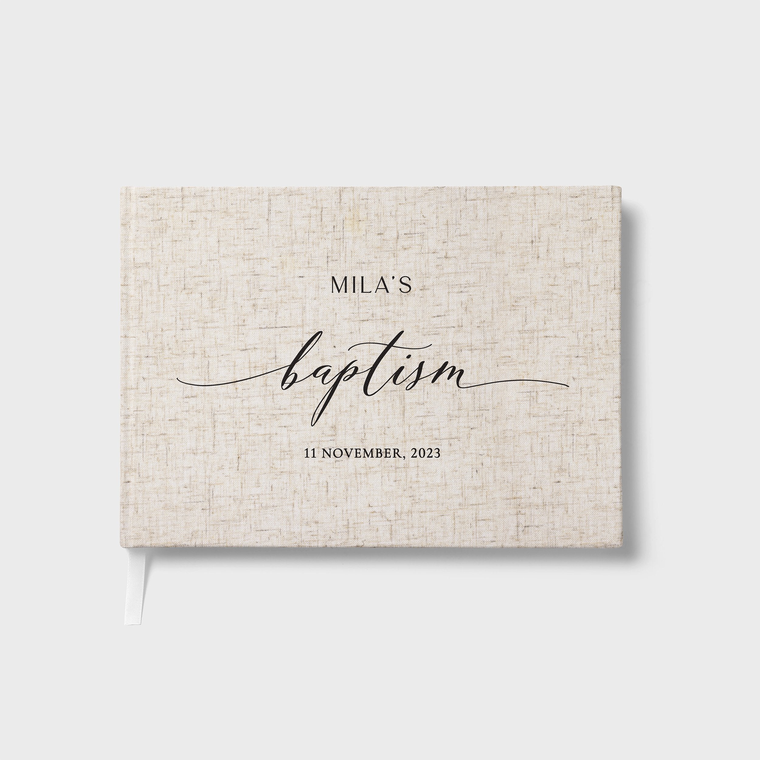 Signature Script | Baptism Guest Book