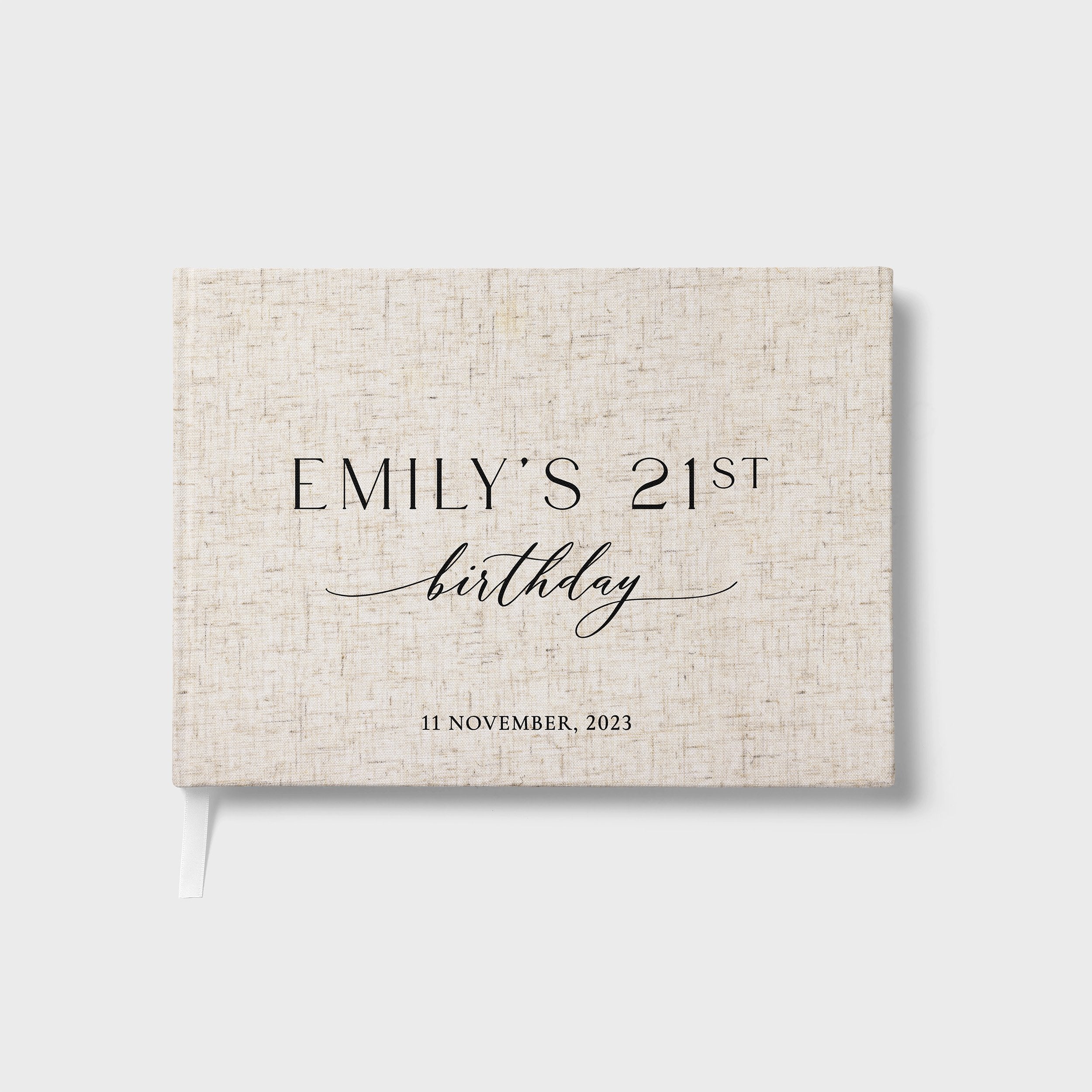 Delicate Charm | Birthday Guest Book