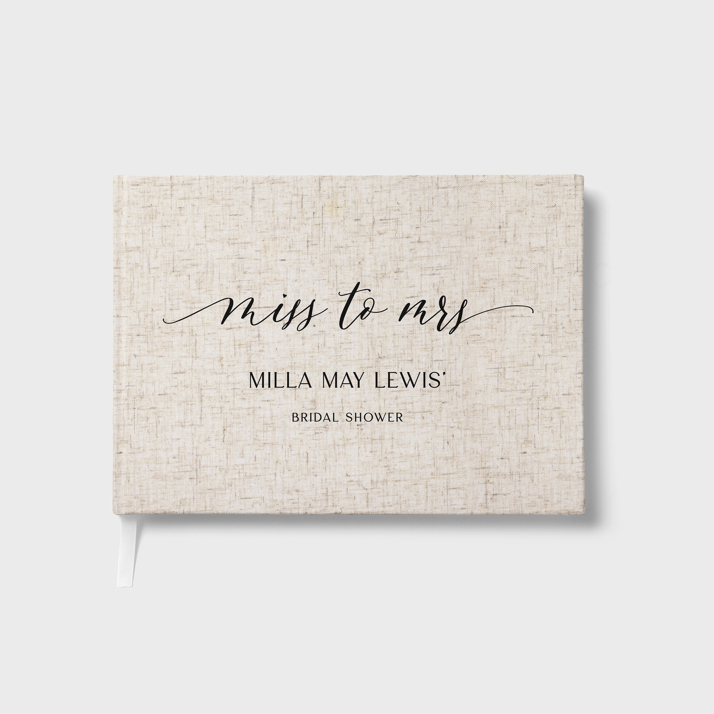 Miss to Mrs | Bridal Shower Guest Book