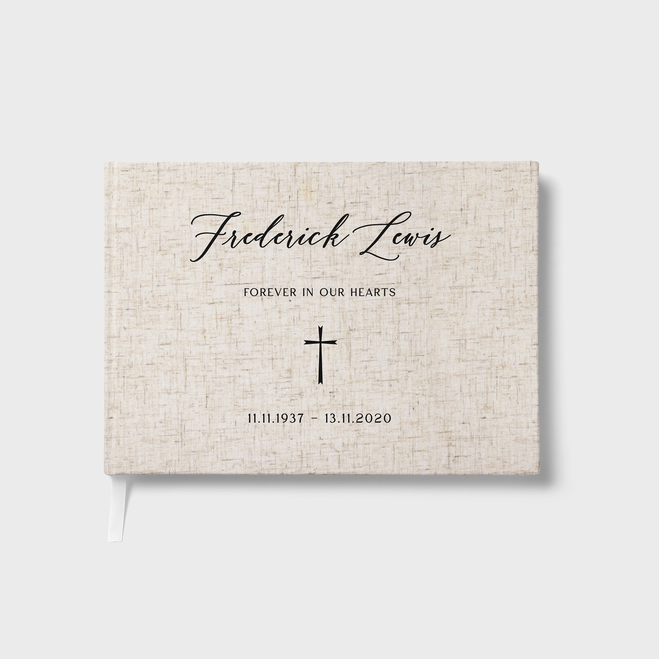 Timeless Tribute | Funeral Guest Book