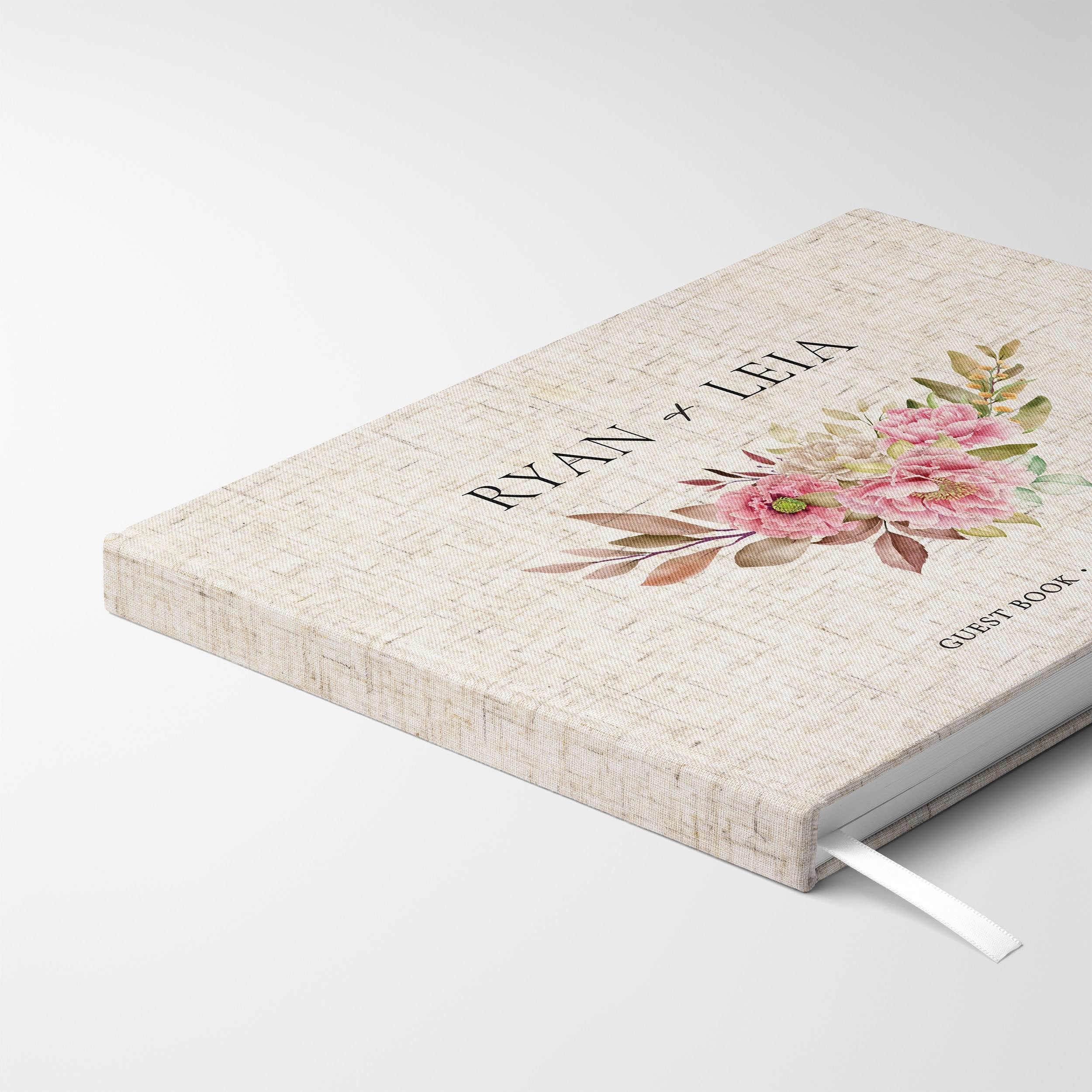 Blush Florals | Wedding Guest Book