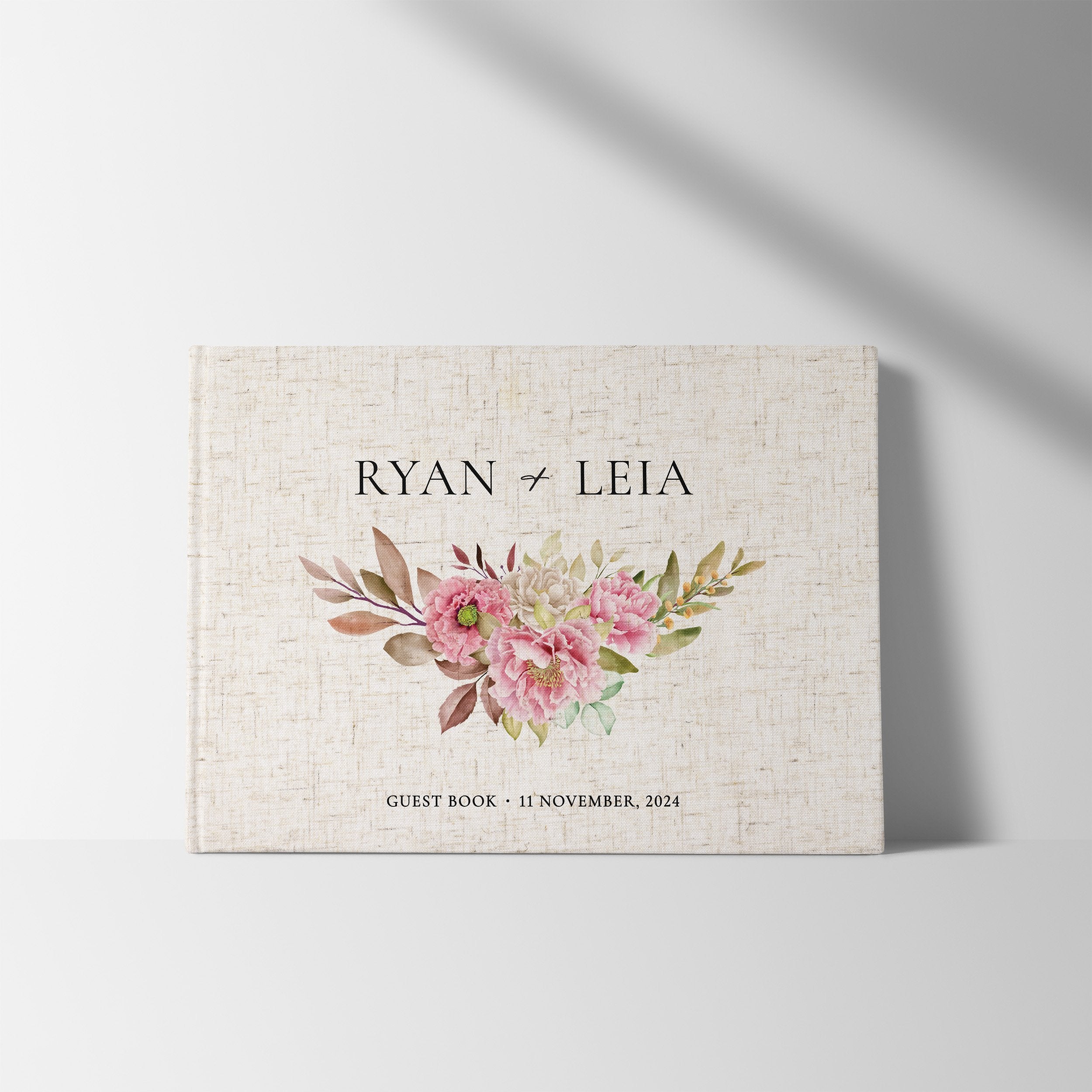 Blush Florals | Wedding Guest Book