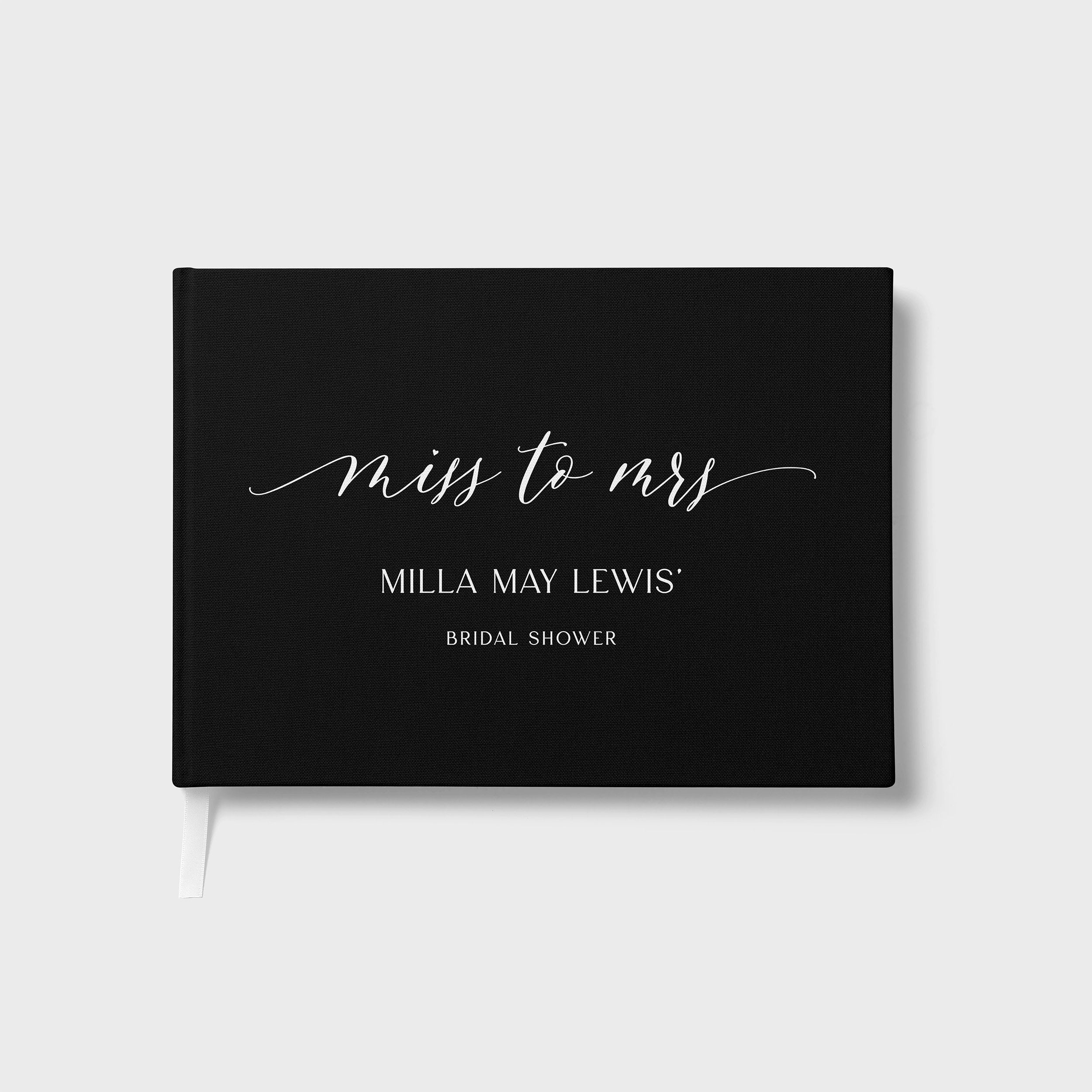 Miss to Mrs | Bridal Shower Guest Book
