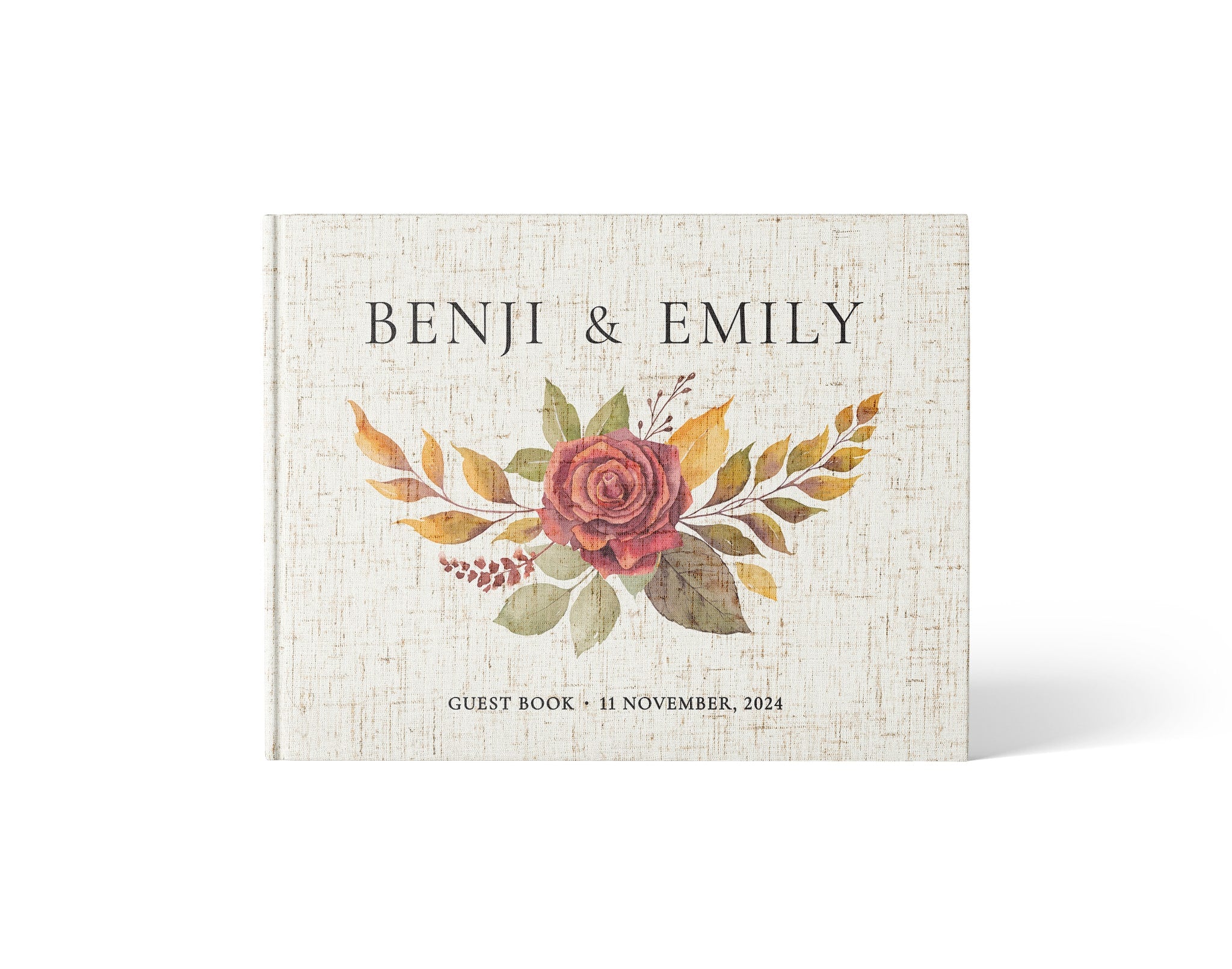 Autumn Florals | Wedding Guest Book