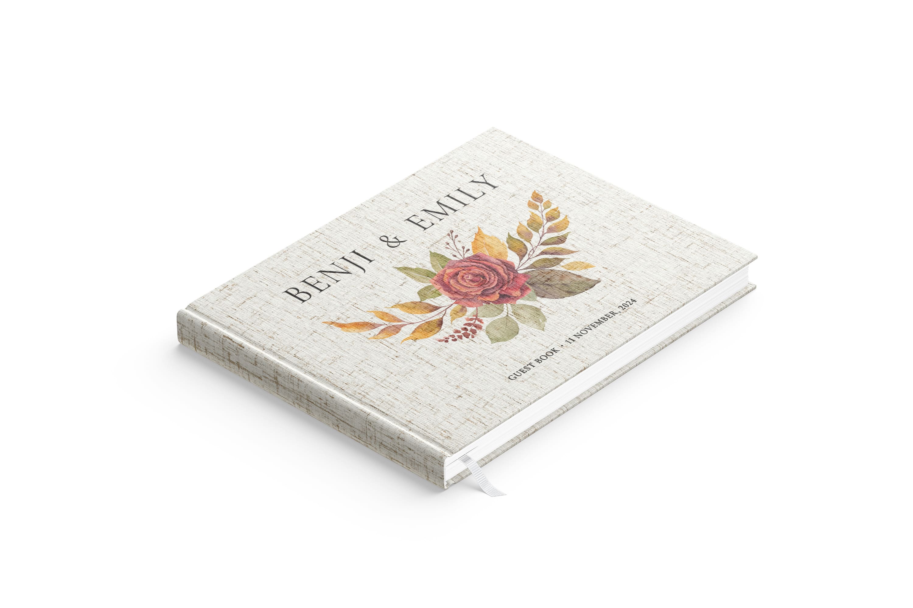 Autumn Florals | Wedding Guest Book