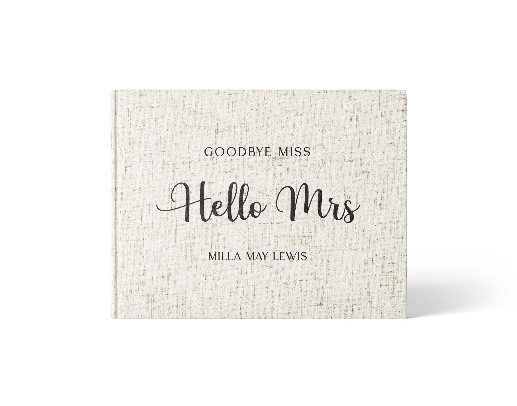 Hello Mrs | Bridal Shower Guest Book