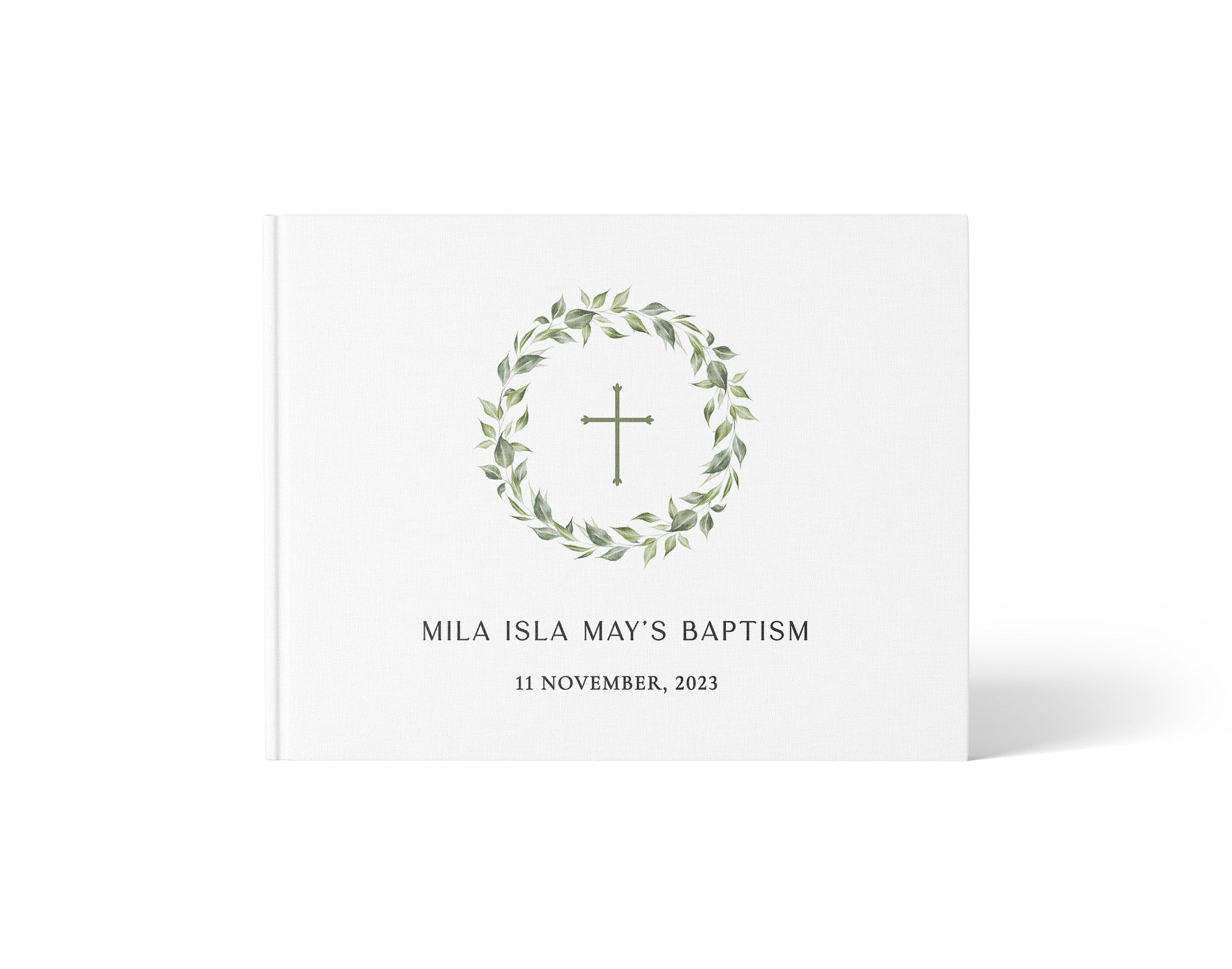 Wreath | Baptism Guest Book