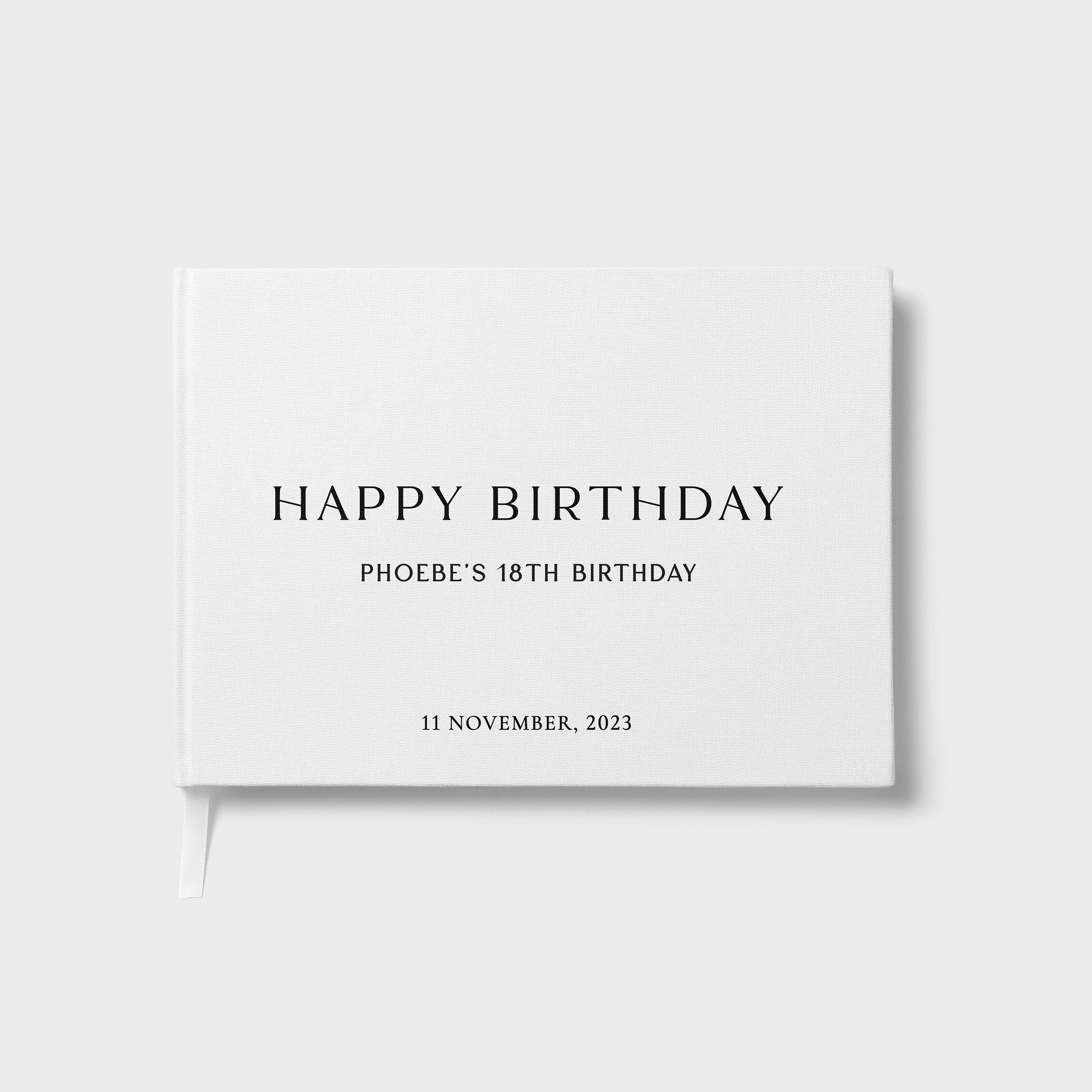 Sophisticated Wishes | Birthday Guest Book