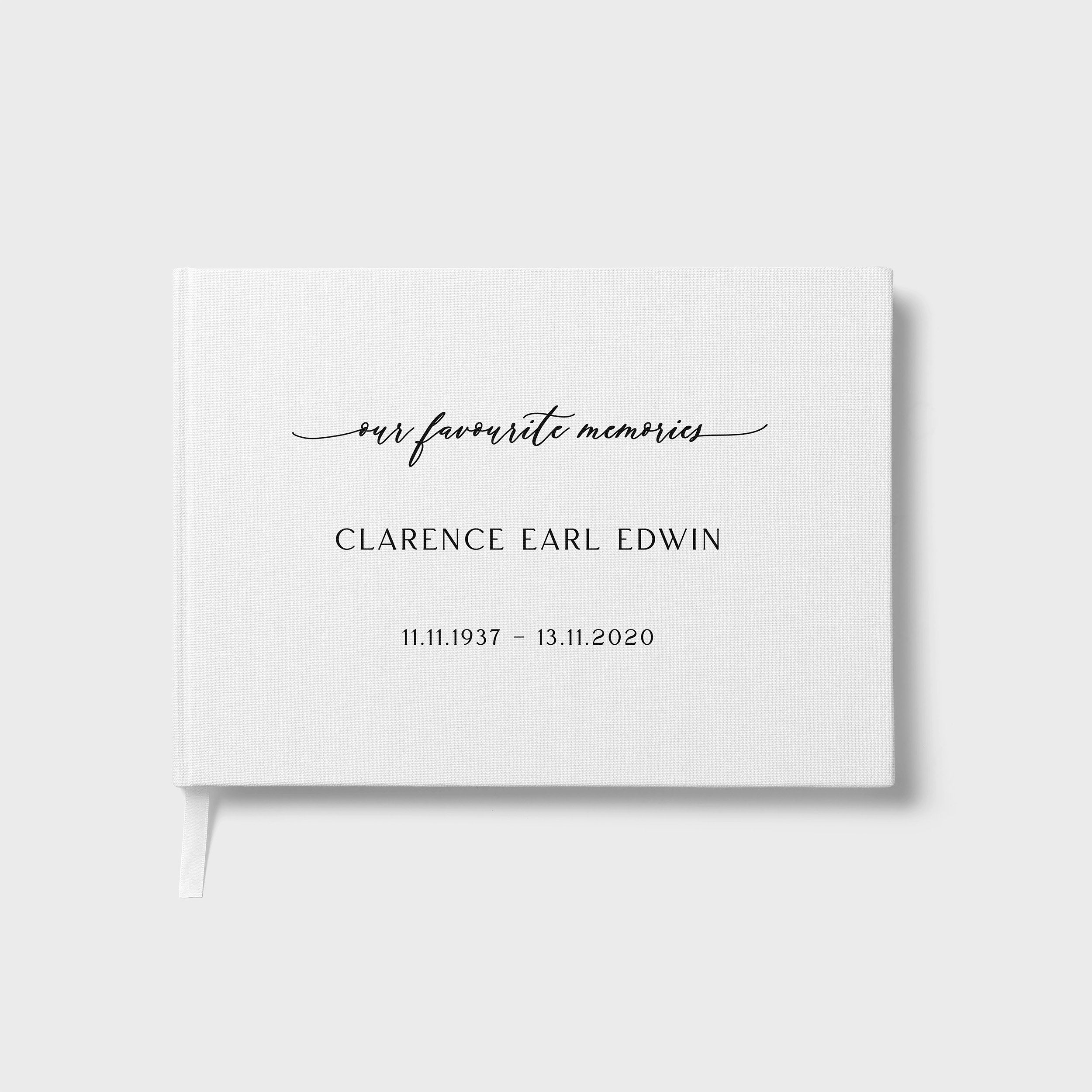 Serene Remembrance | Funeral Guest Book