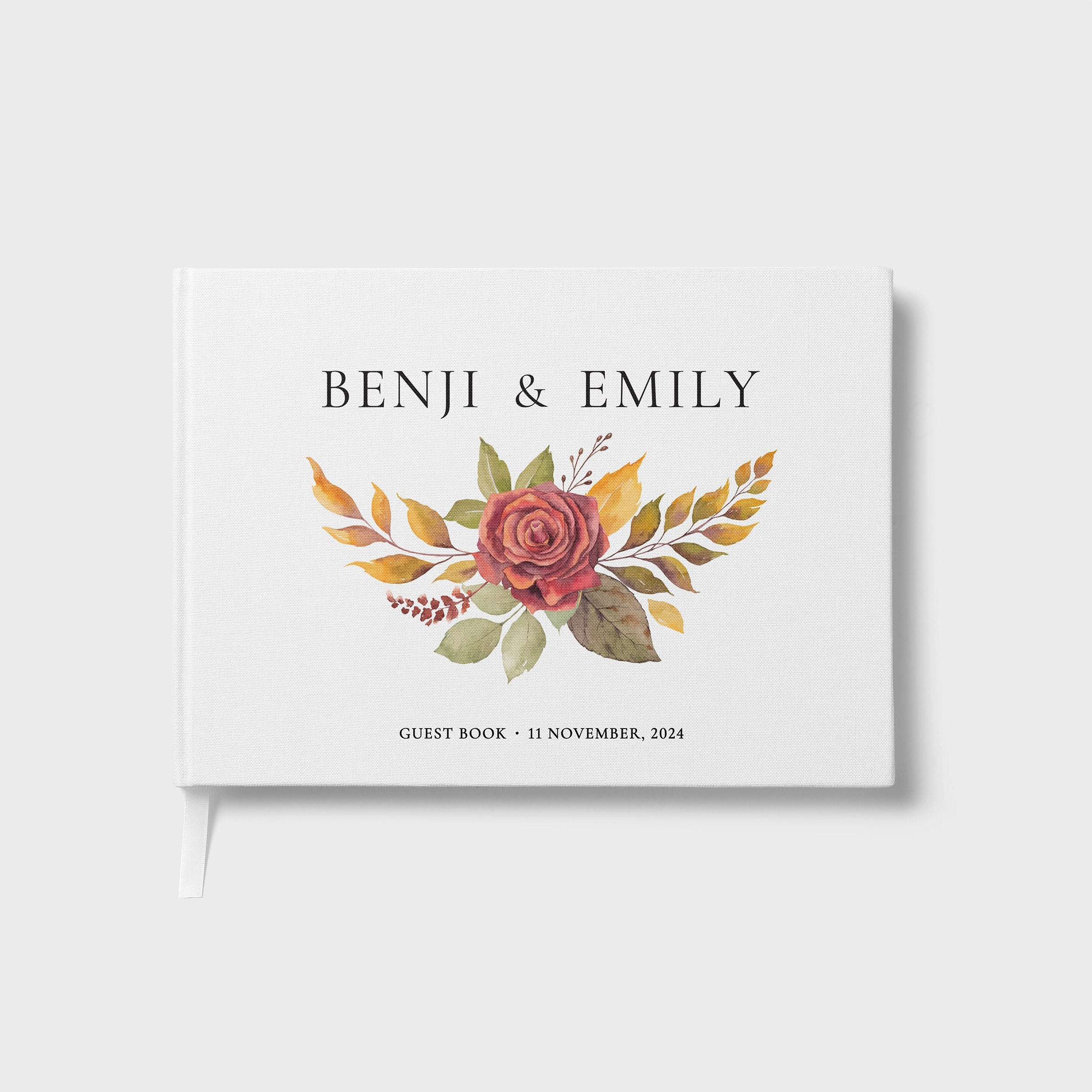 Autumn Florals | Wedding Guest Book