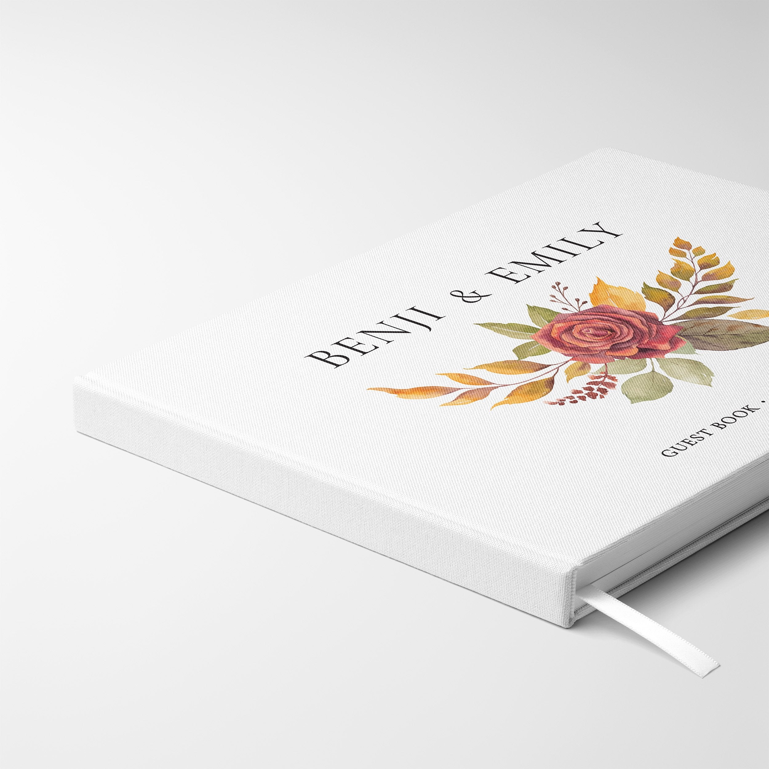 Autumn Florals | Wedding Guest Book