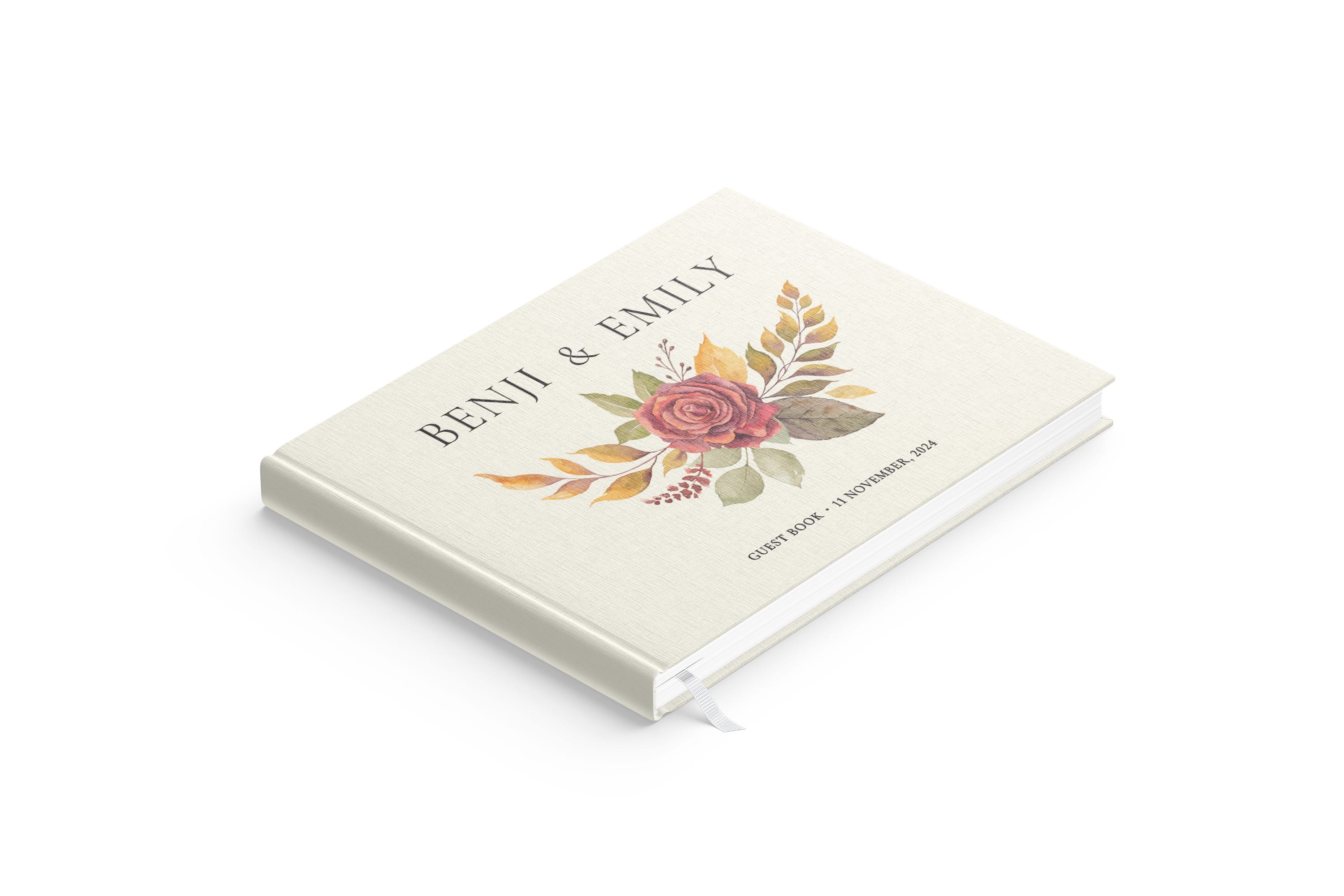 Autumn Florals | Wedding Guest Book