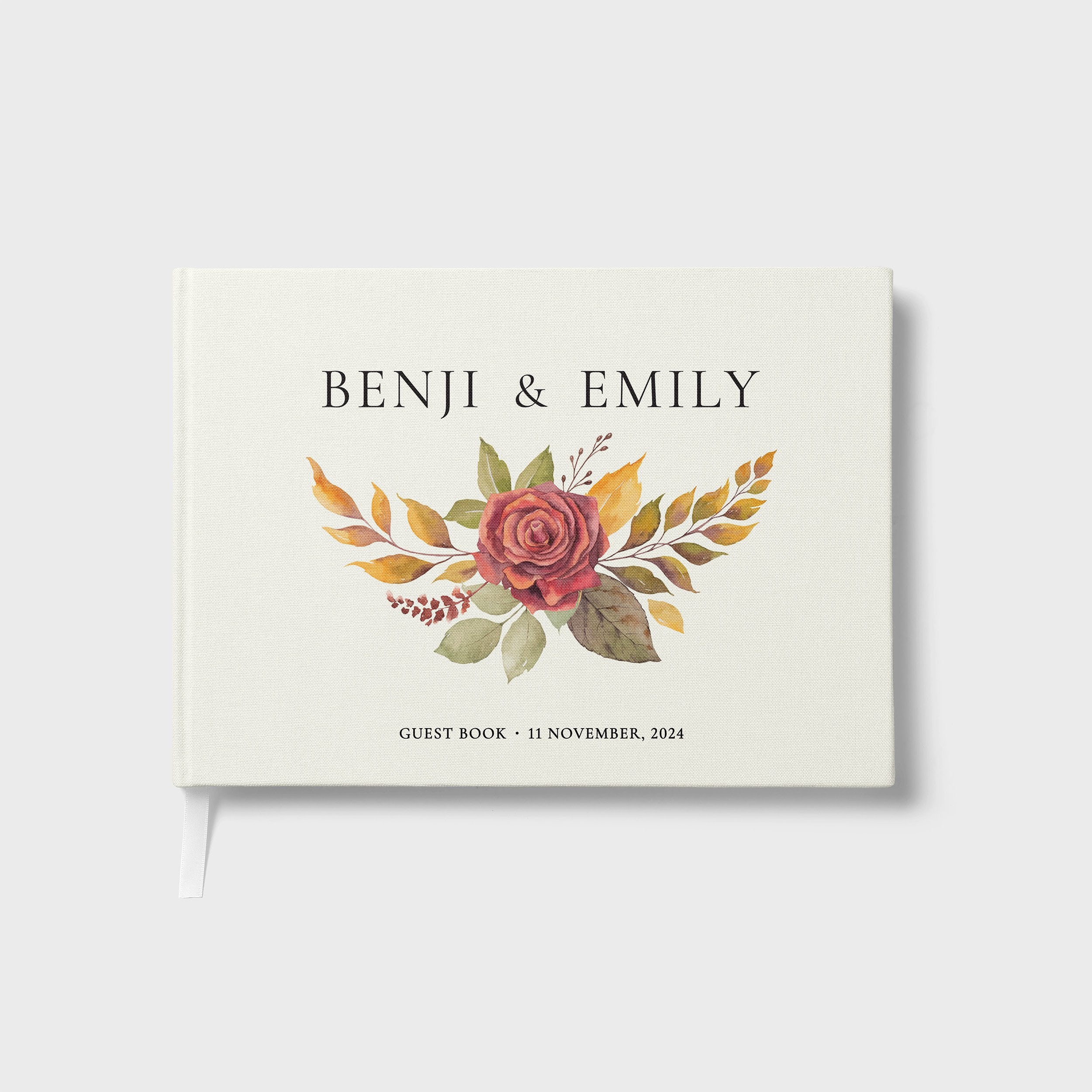Autumn Florals | Wedding Guest Book