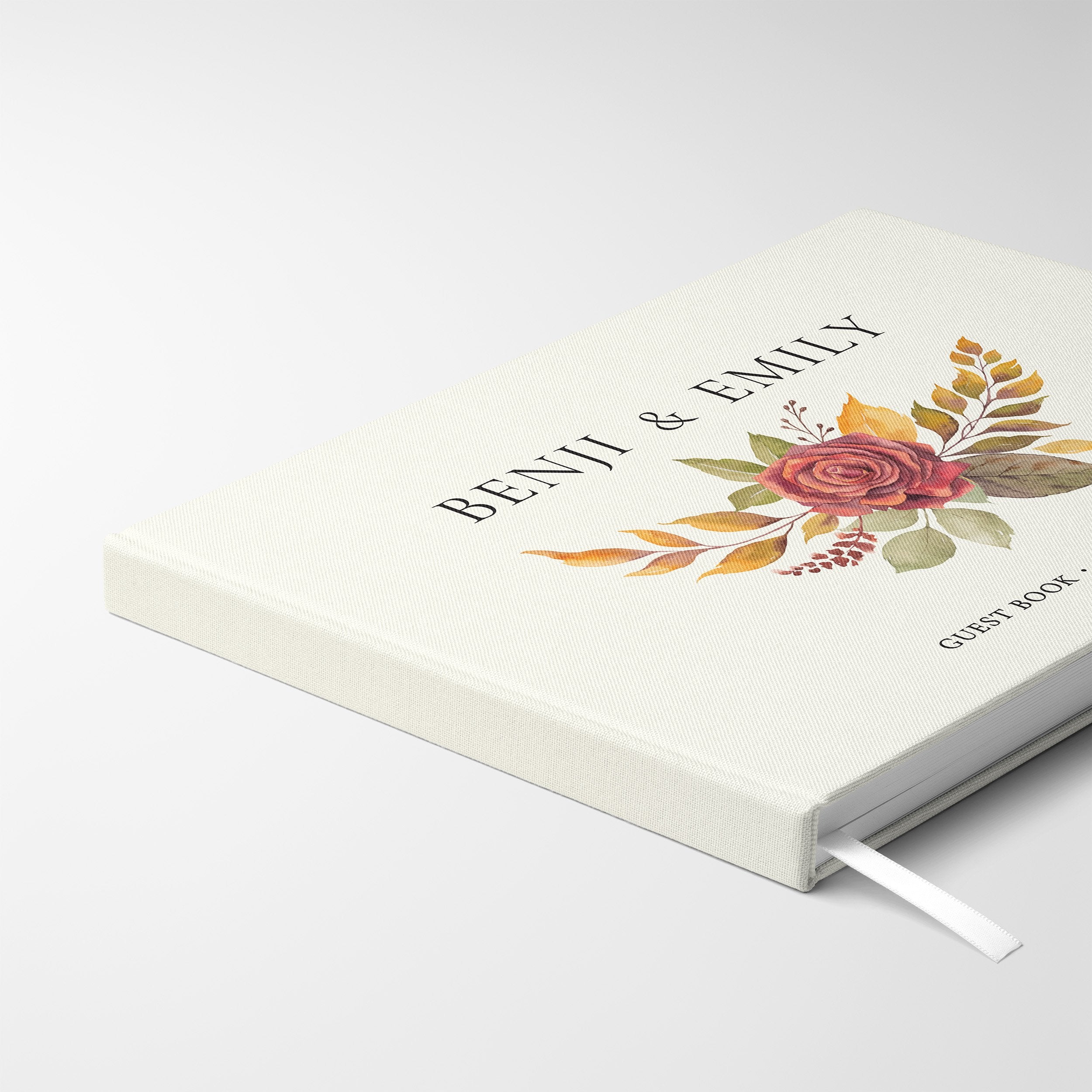 Autumn Florals | Wedding Guest Book