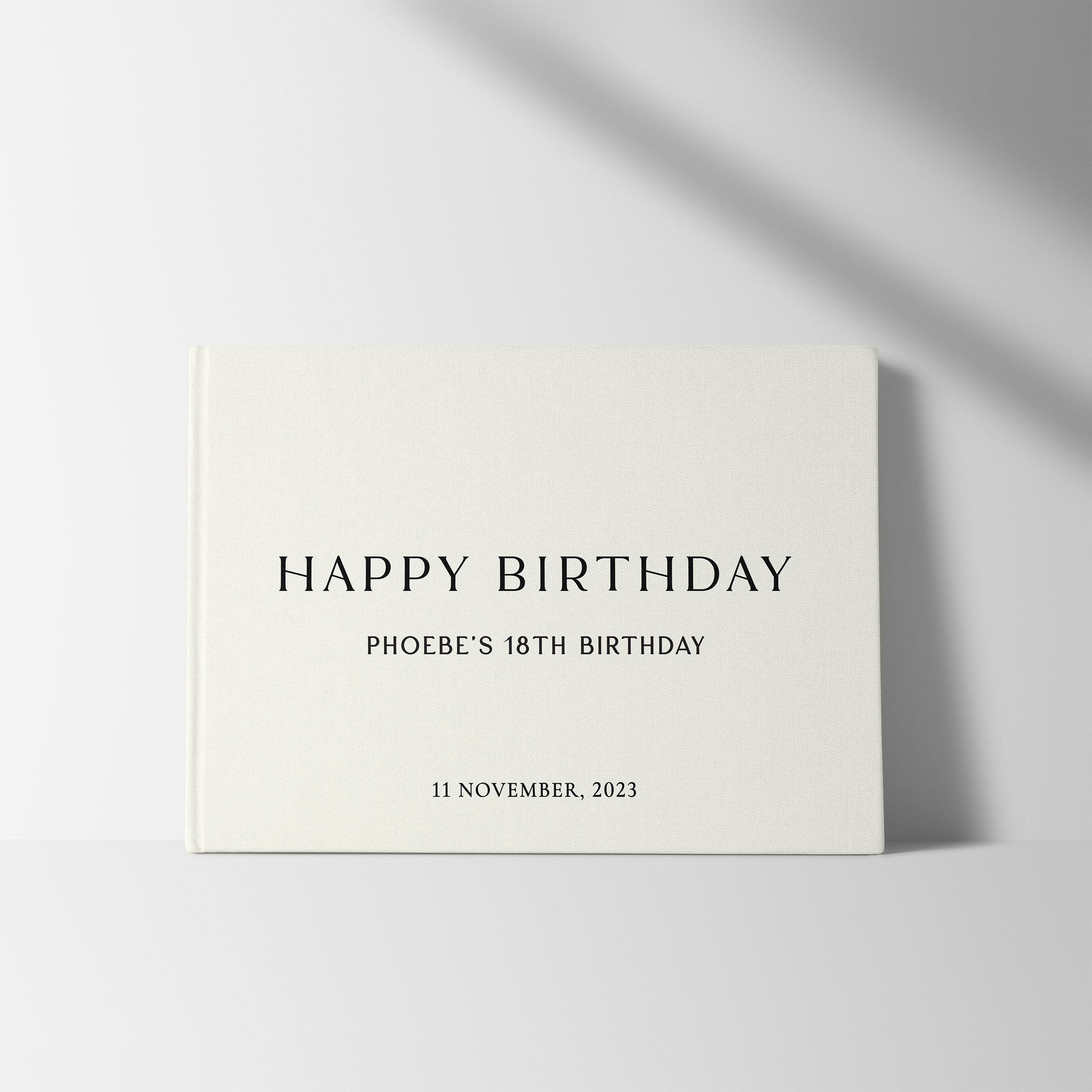 Sophisticated Wishes | Birthday Guest Book