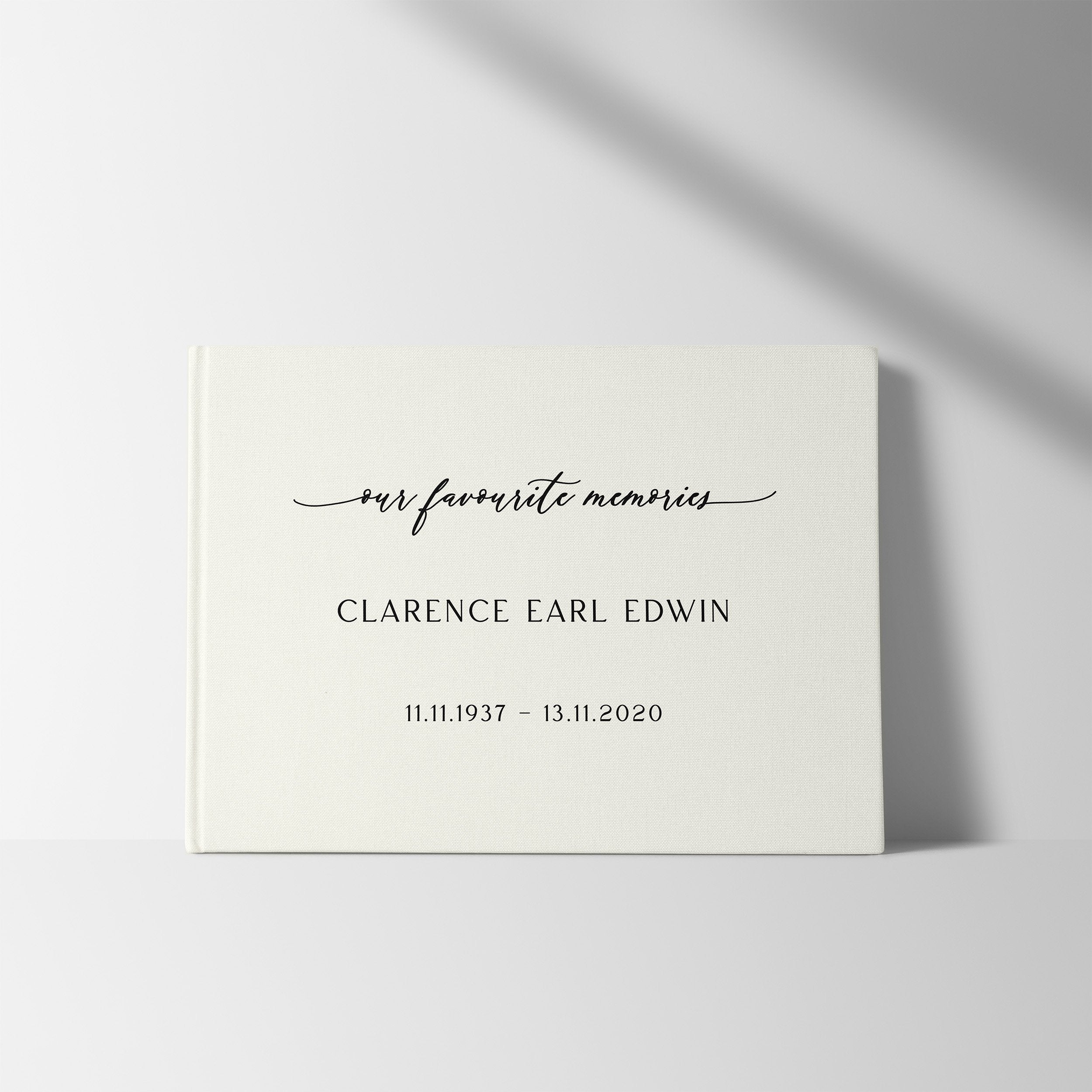 Serene Remembrance | Funeral Guest Book