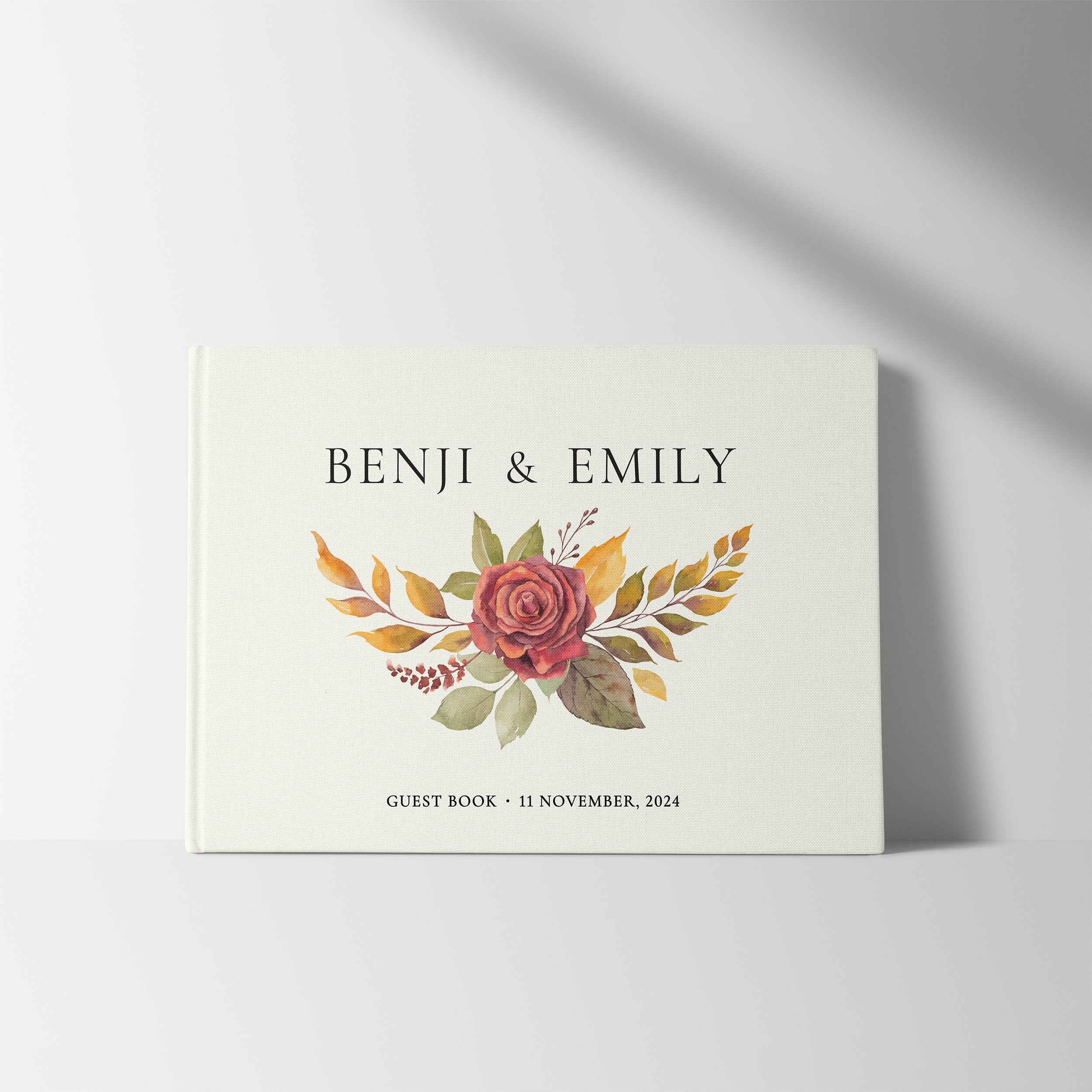 Autumn Florals | Wedding Guest Book