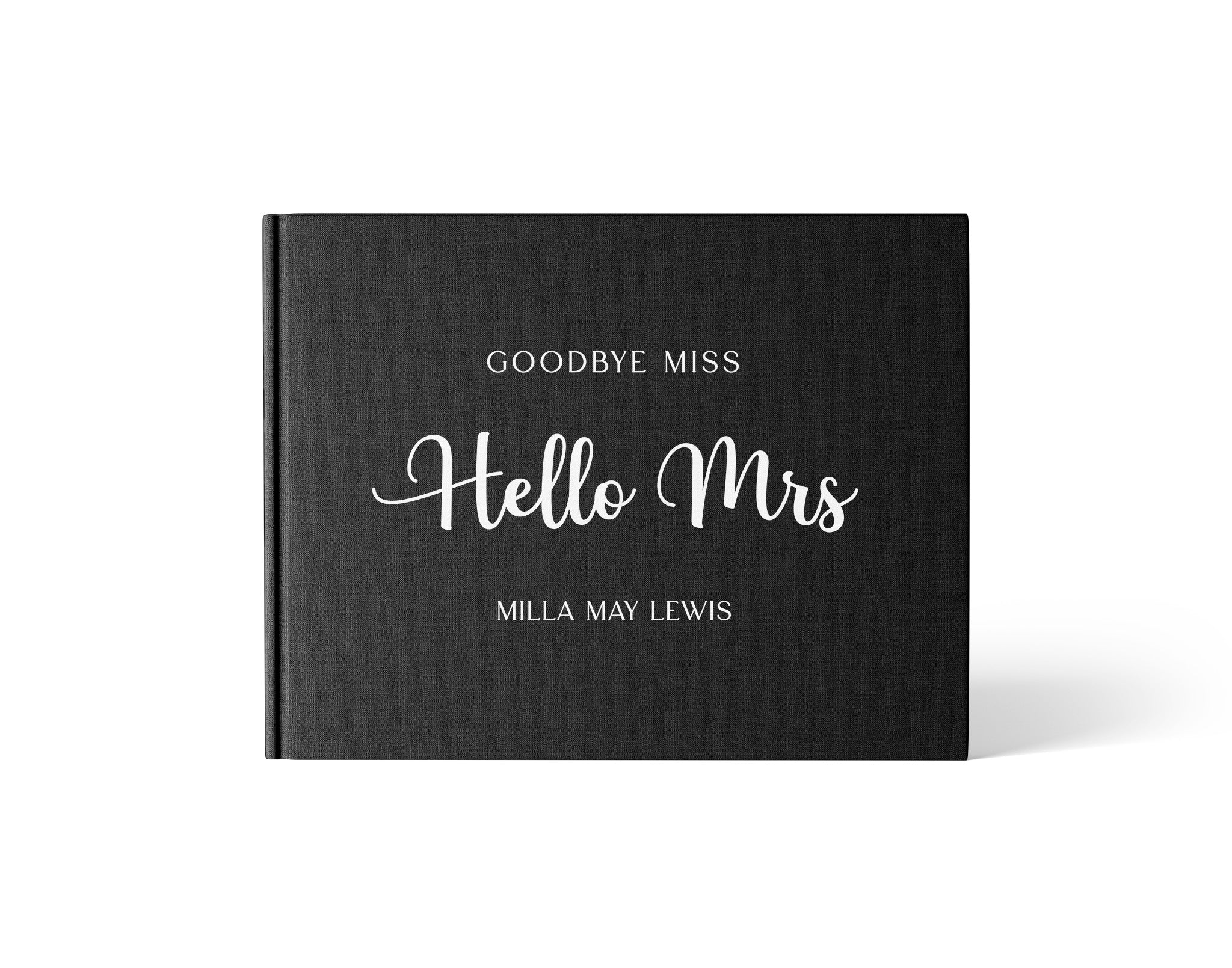 Hello Mrs | Bridal Shower Guest Book