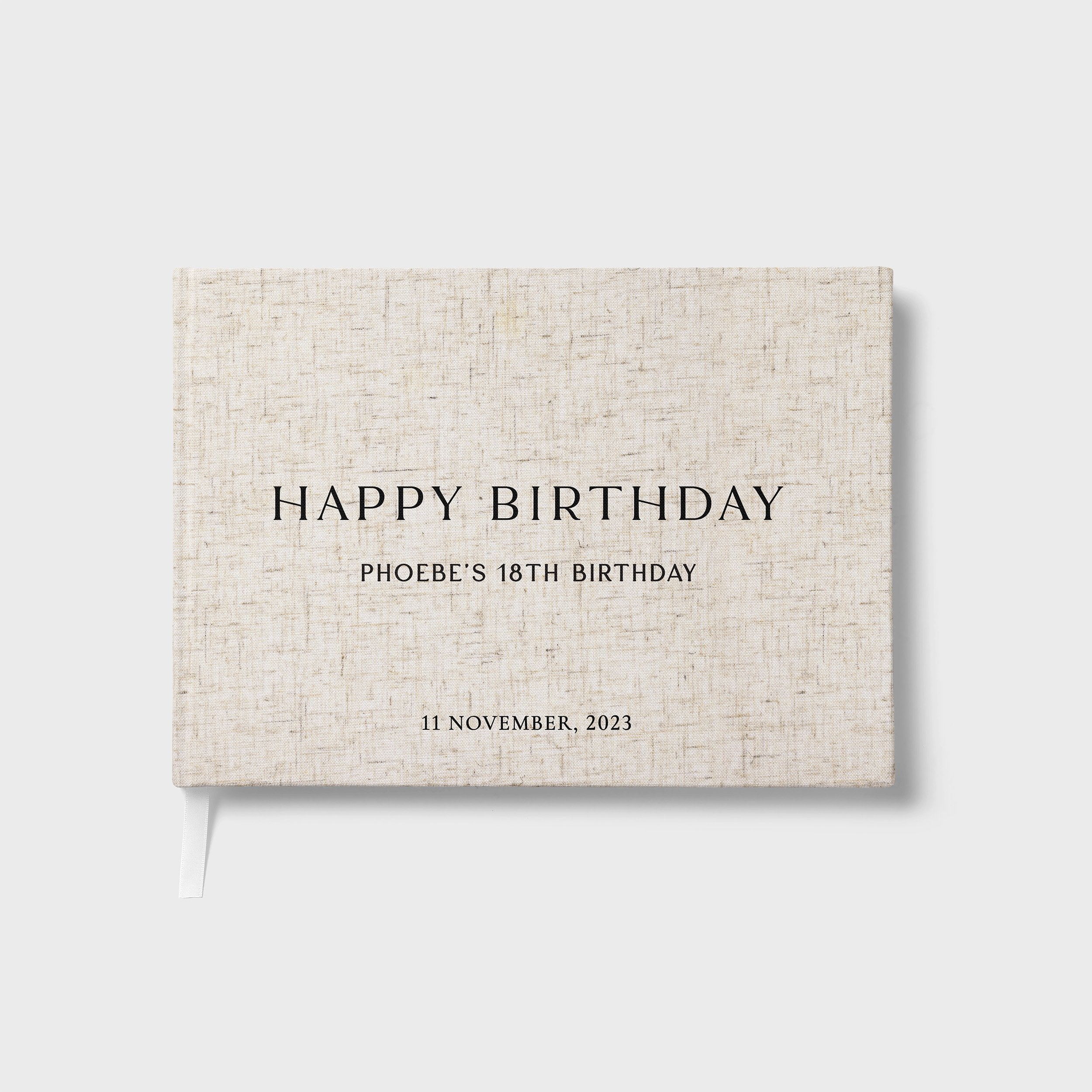 Sophisticated Wishes | Birthday Guest Book