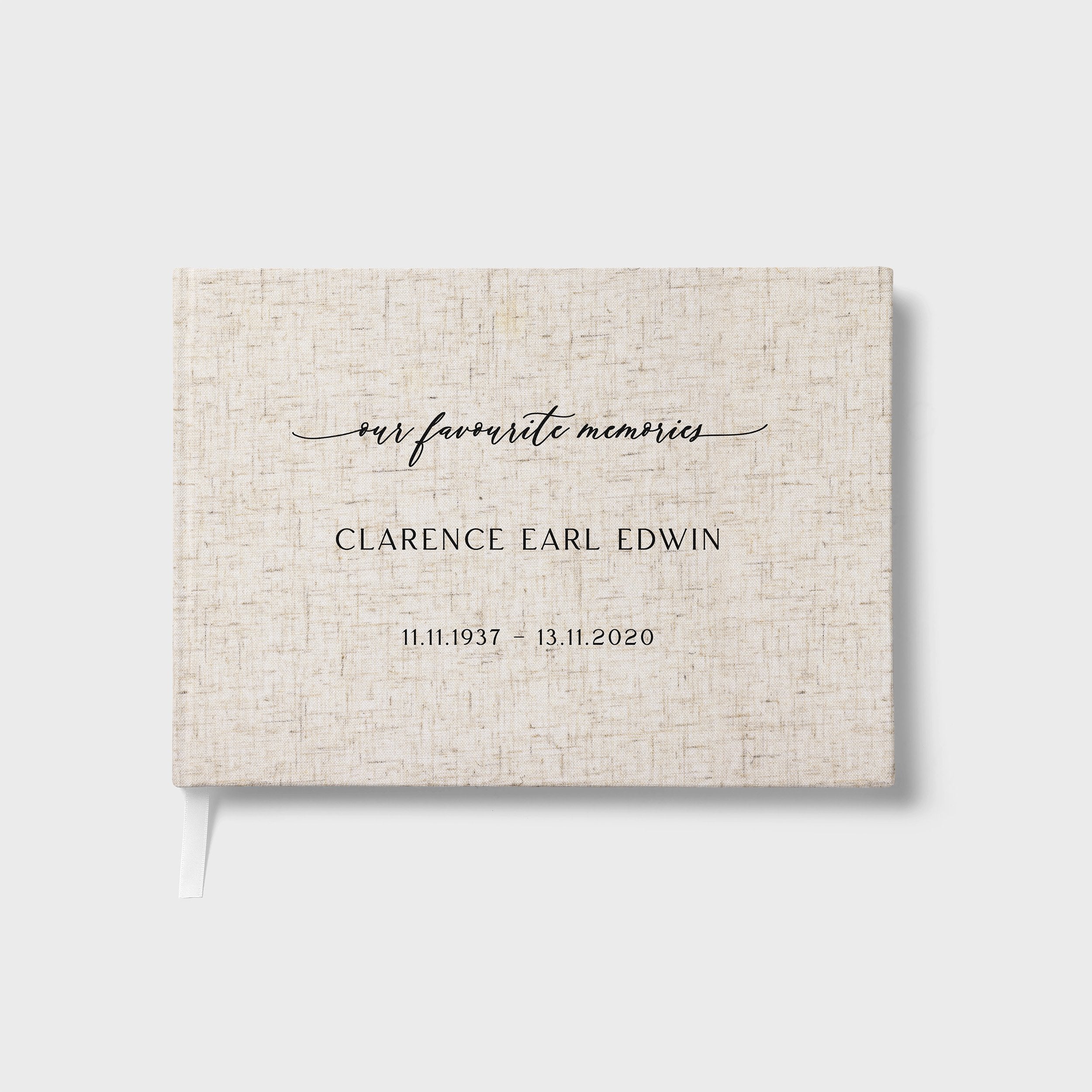 Serene Remembrance | Funeral Guest Book