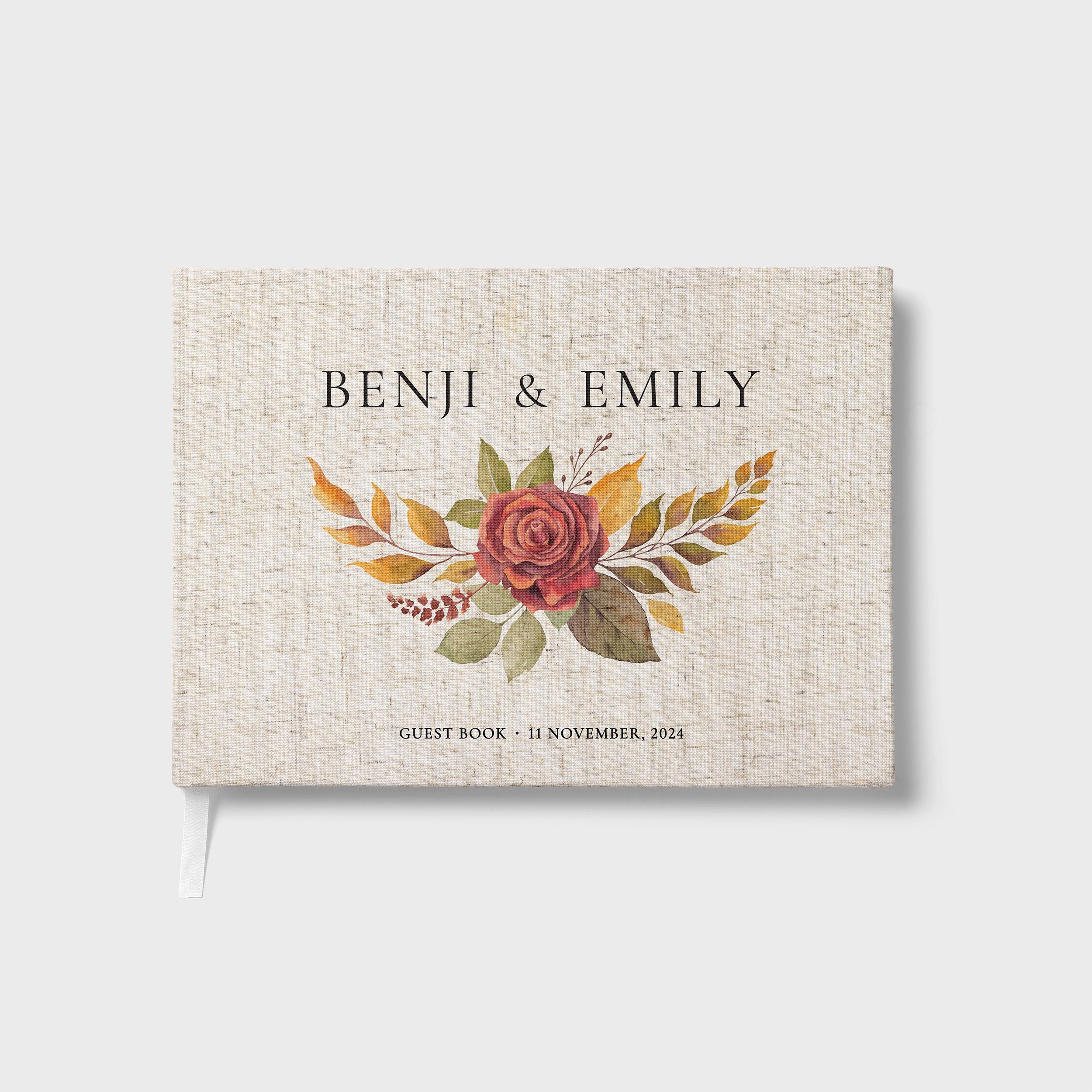 Autumn Florals | Wedding Guest Book
