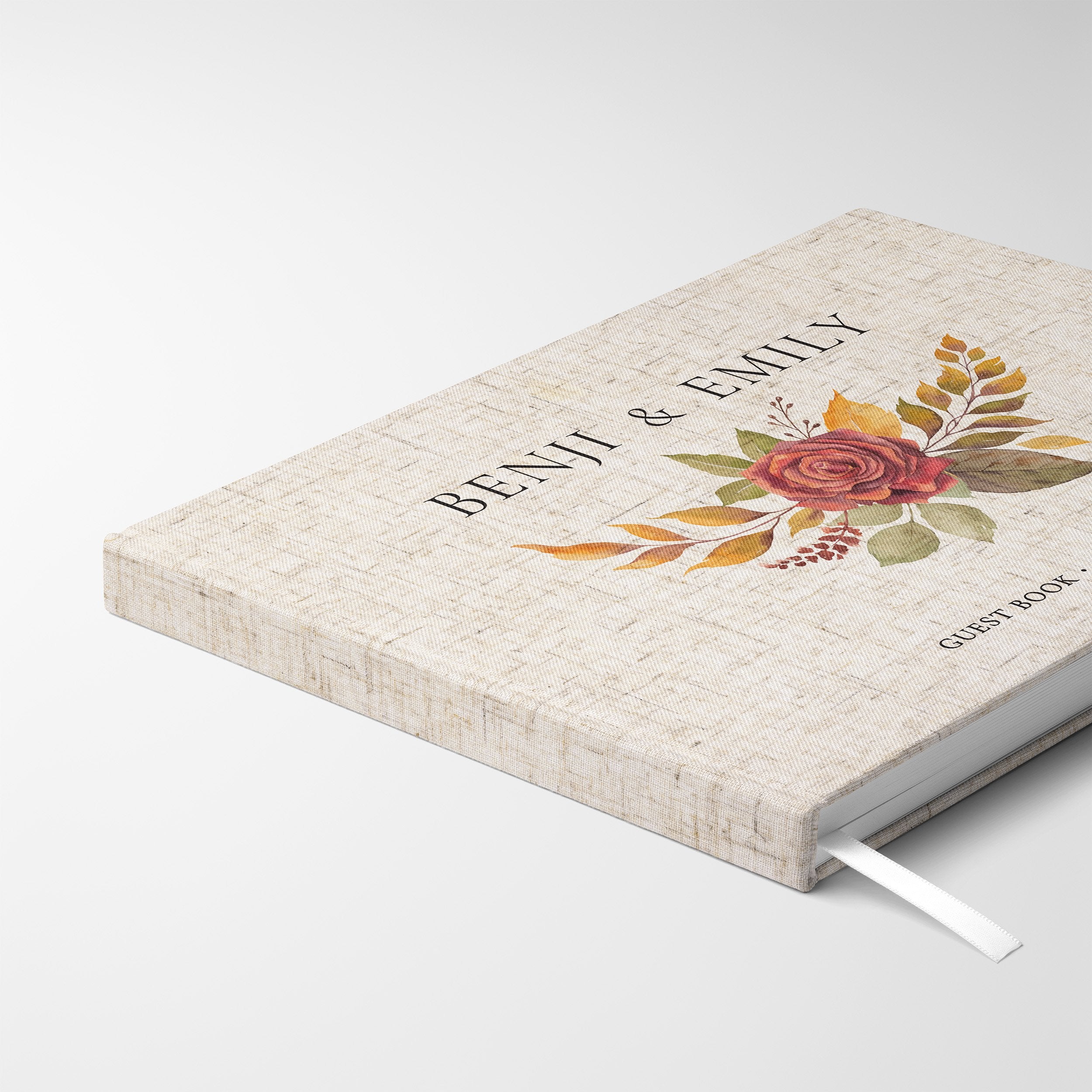 Autumn Florals | Wedding Guest Book