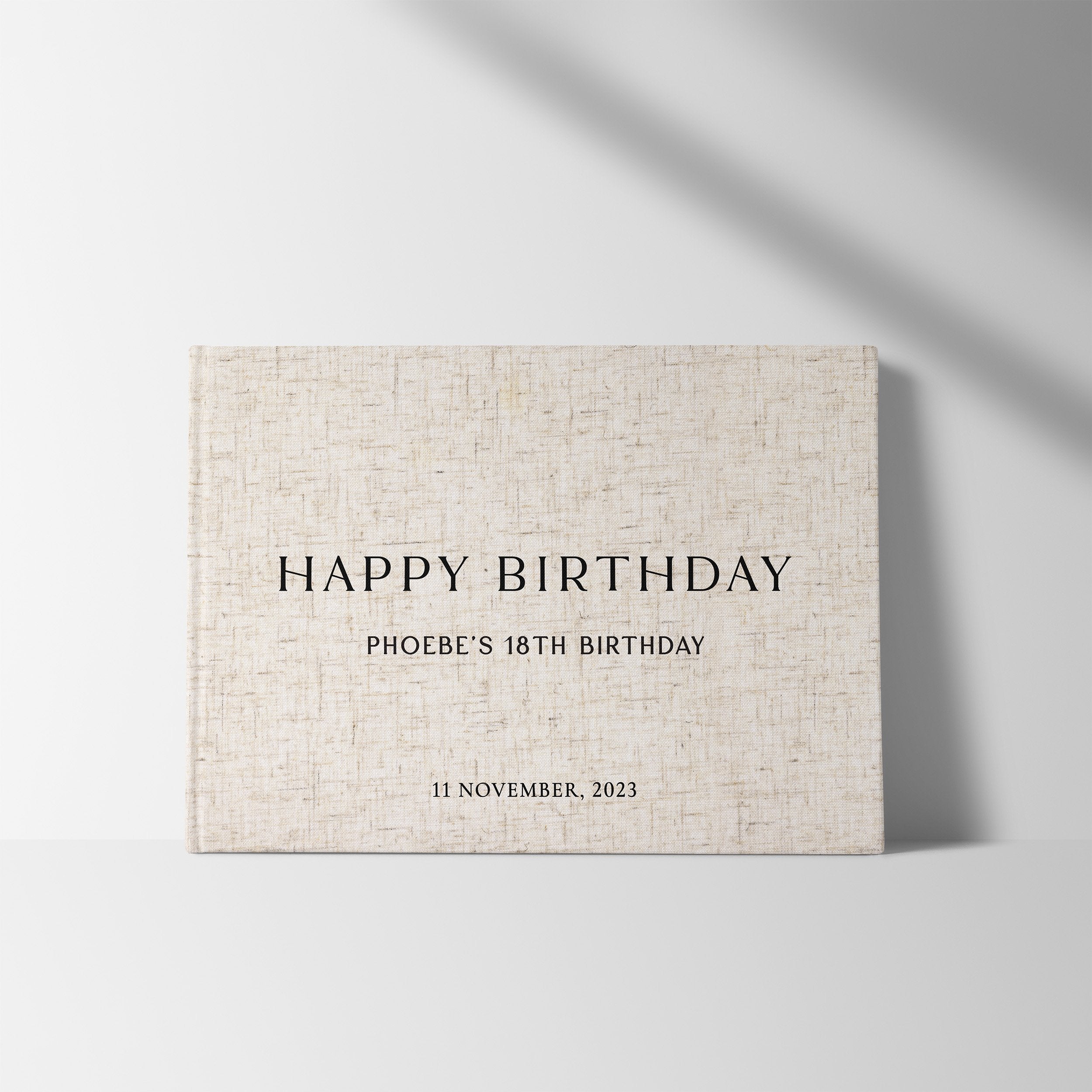 Sophisticated Wishes | Birthday Guest Book