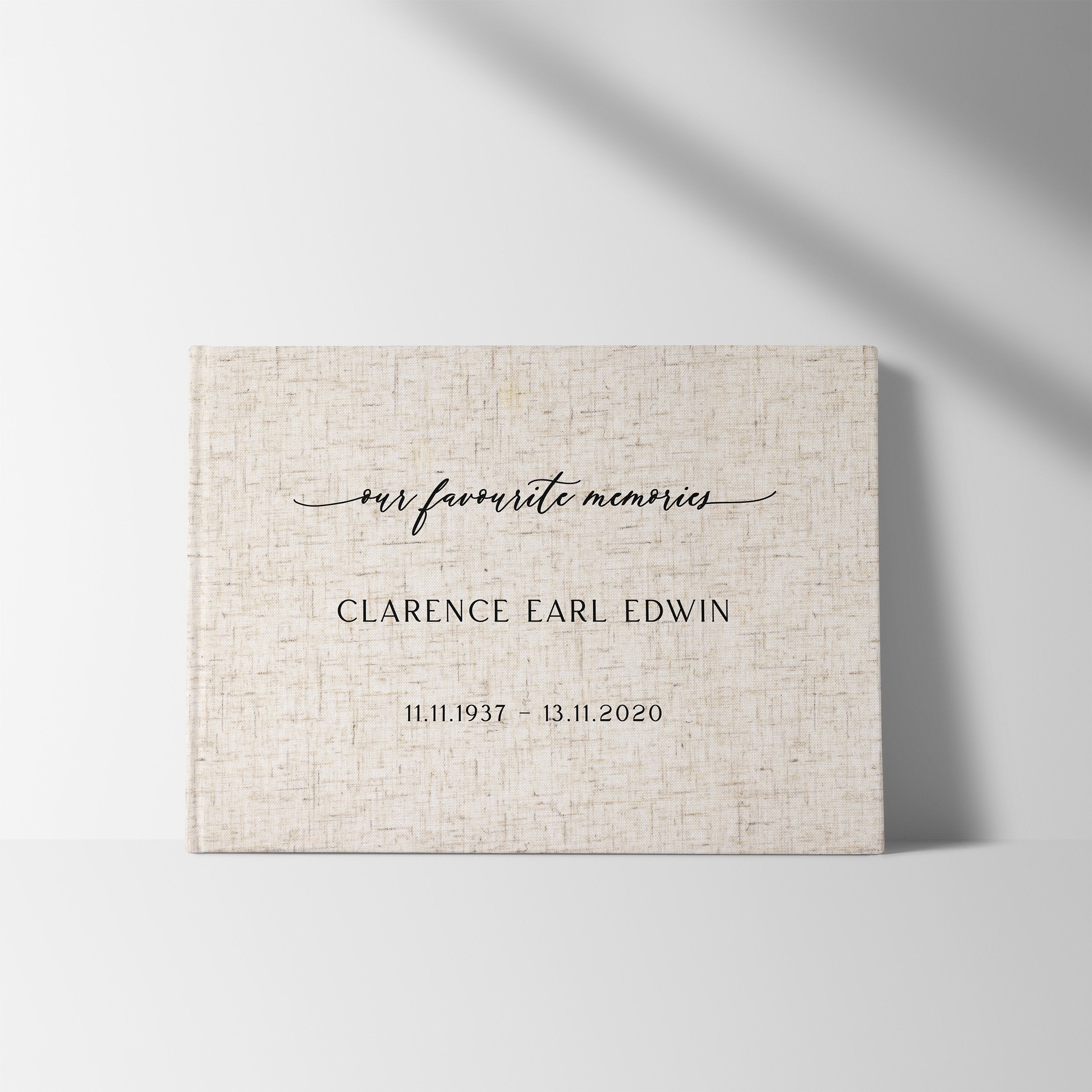 Serene Remembrance | Funeral Guest Book