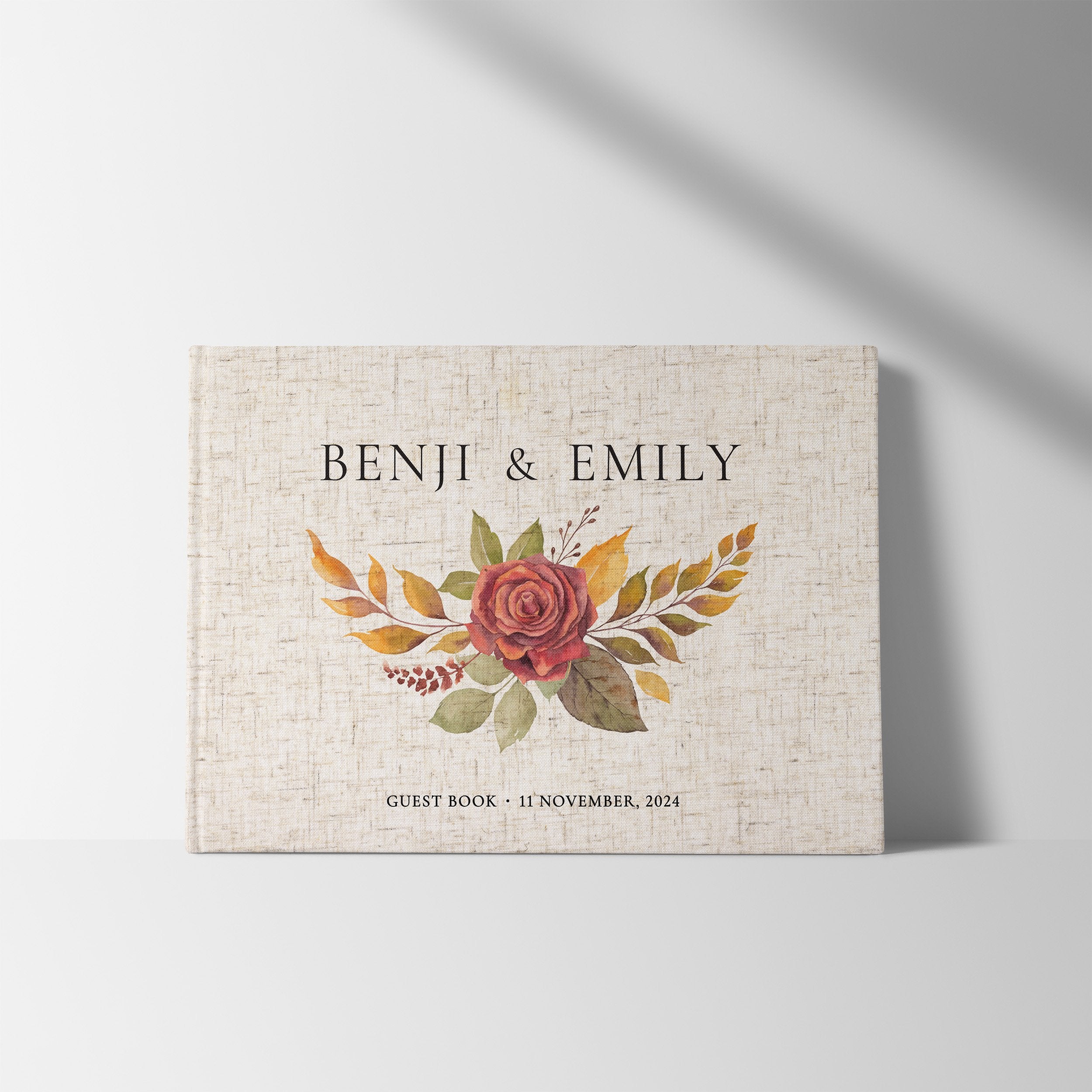 Autumn Florals | Wedding Guest Book