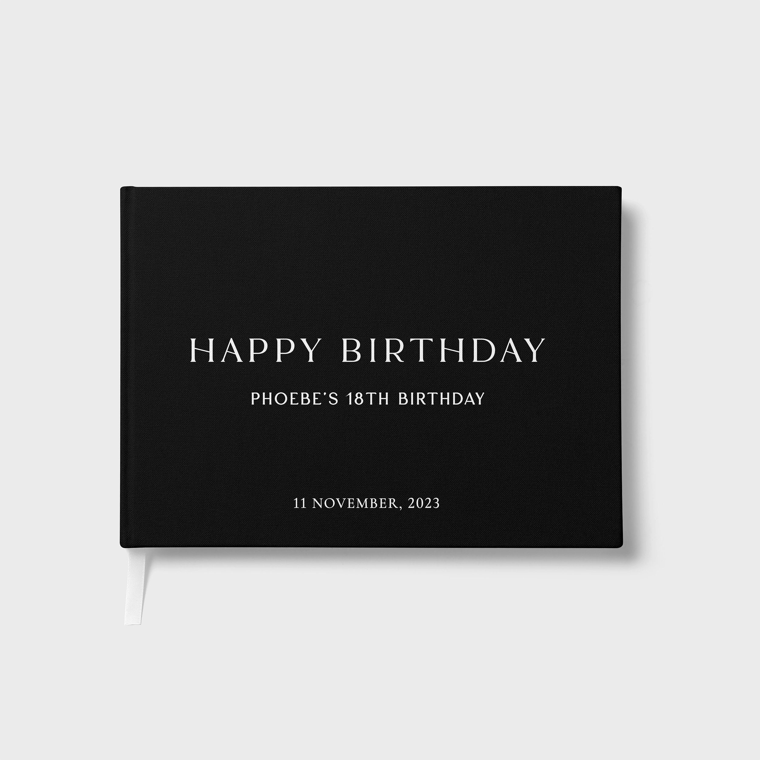 Sophisticated Wishes | Birthday Guest Book