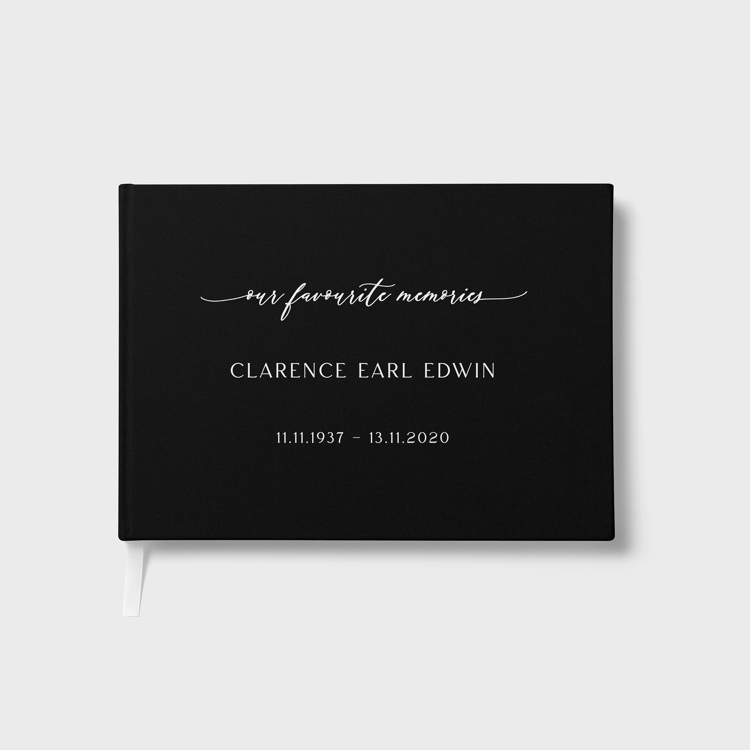 Serene Remembrance | Funeral Guest Book